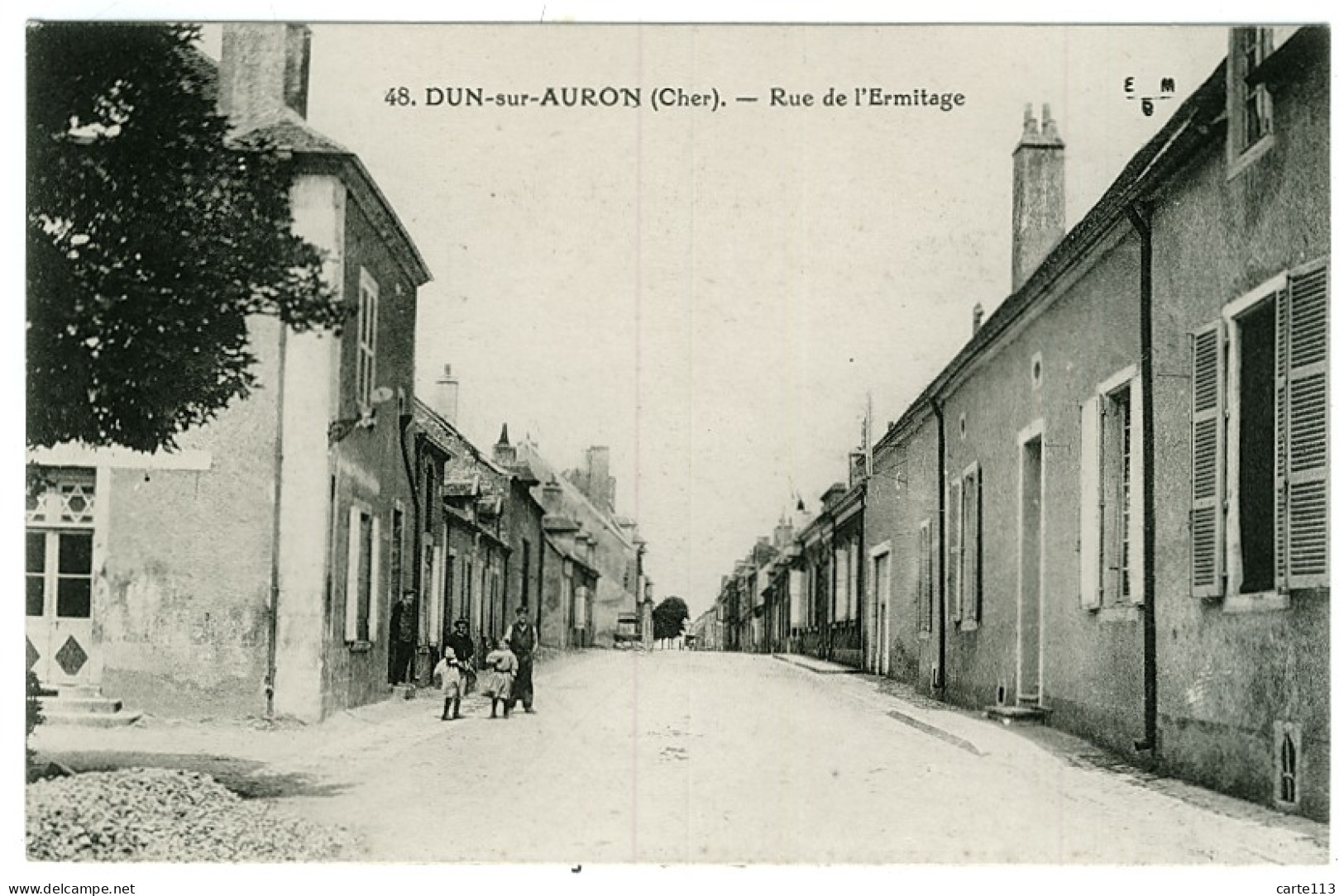18 - B7969CPA - DUN SUR AURON - Rue De L'ermitage - Très Bon état - CHER - Dun-sur-Auron