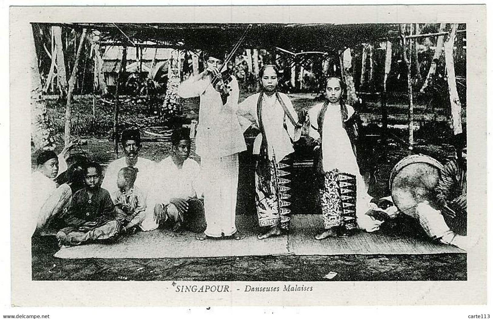 0 - T7353CPA - INDONESIE - SINGAPOUR - Danseuses Malaises - Parfait état - ASIE - Indonesia