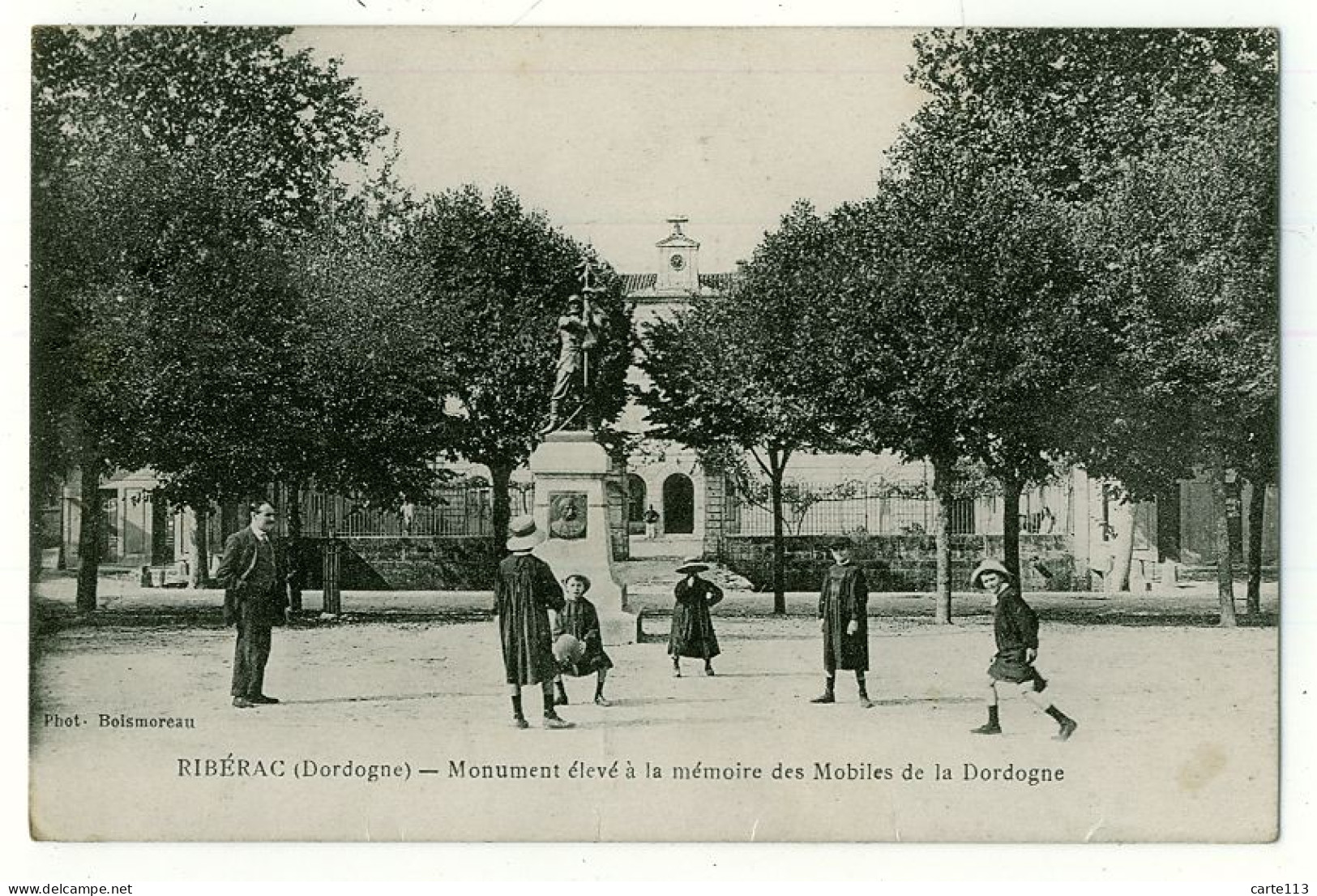 24 - B6647CPA - RIBERAC - Monument élevé à La Mémoire Des Mobiles De La Dordogne - Très Bon état - DORDOGNE - Riberac