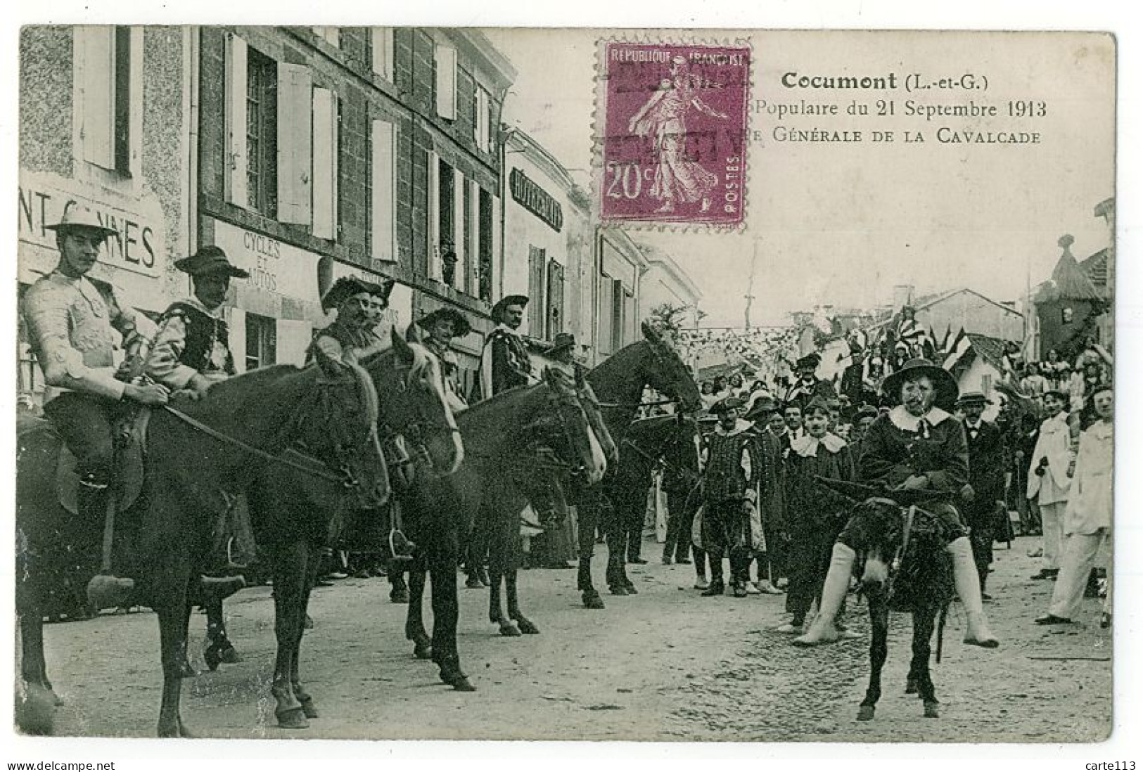 47 - T6519CPA - COCUMONT - Fëte Populaire Du 21/09/13 - Cavalcade - Très Bon état - LOT-ET-GARONNE - Autres & Non Classés