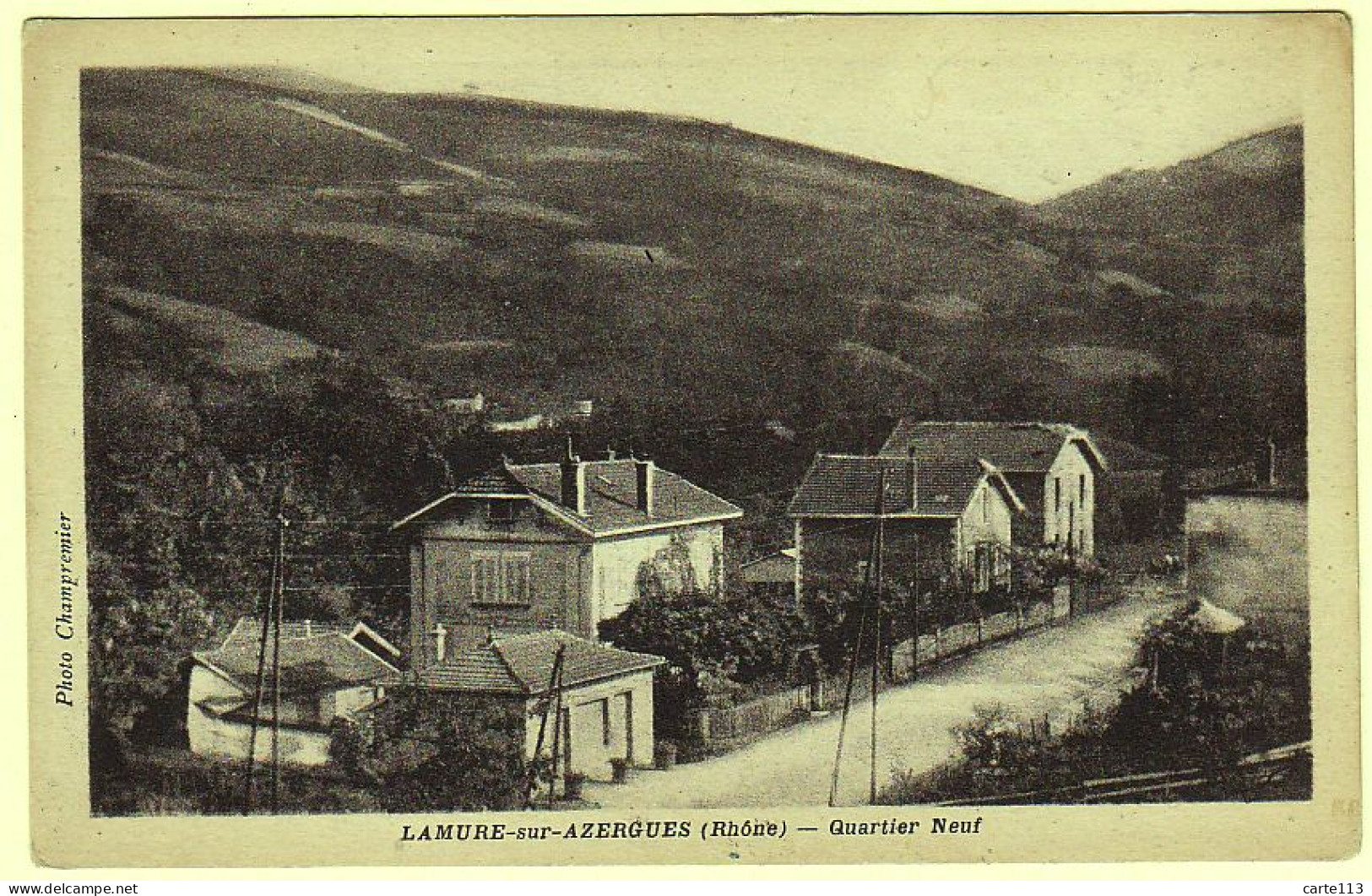 69 - B19397CPA - LAMURE SUR AZERGUES - Quartier Neuf - Très Bon état - RHONE - Lamure Sur Azergues