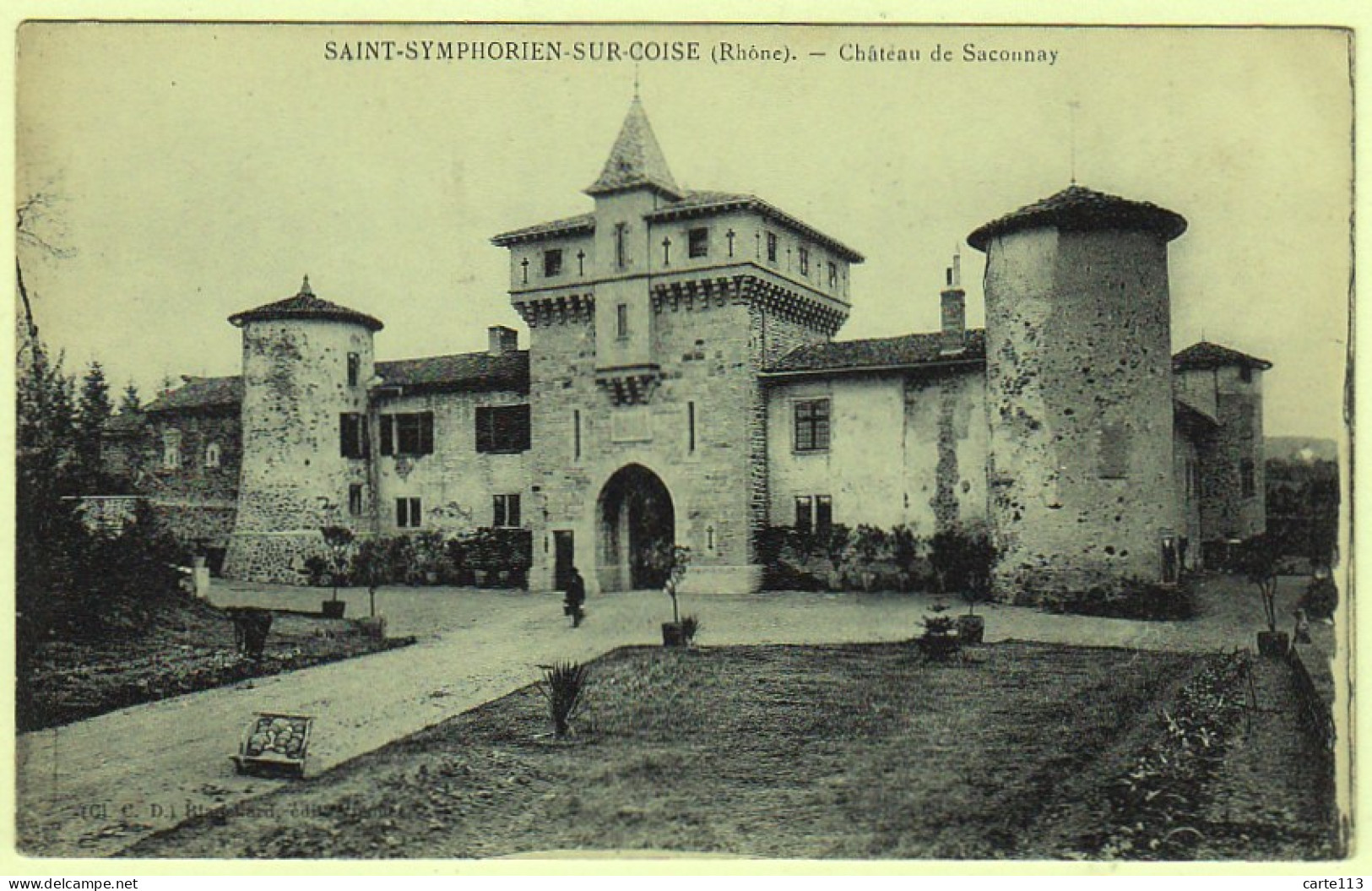 69 - B19270CPA - SAINT SYMPHORIEN SUR COISE - Chateau De Saconnay - Très Bon état - RHONE - Saint-Symphorien-sur-Coise