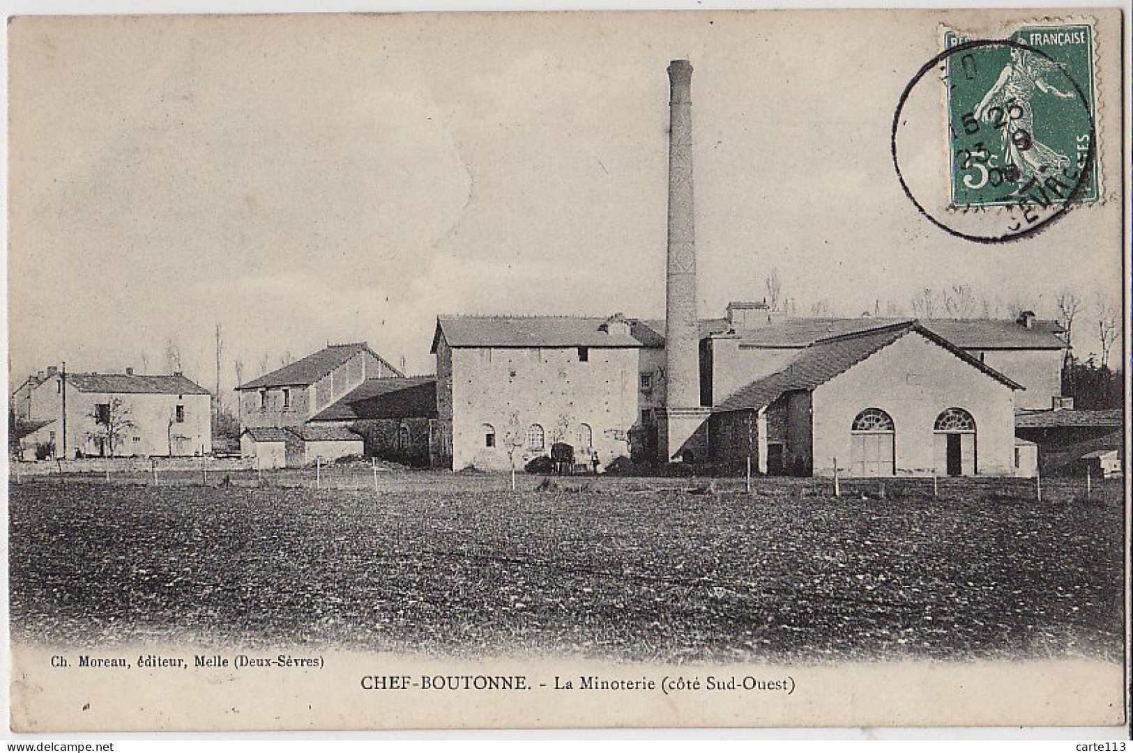 79 - B18013CPA - CHEF BOUTONNE - La Minoterie Cote Sud Ouest - Très Bon état - DEUX-SEVRES - Chef Boutonne