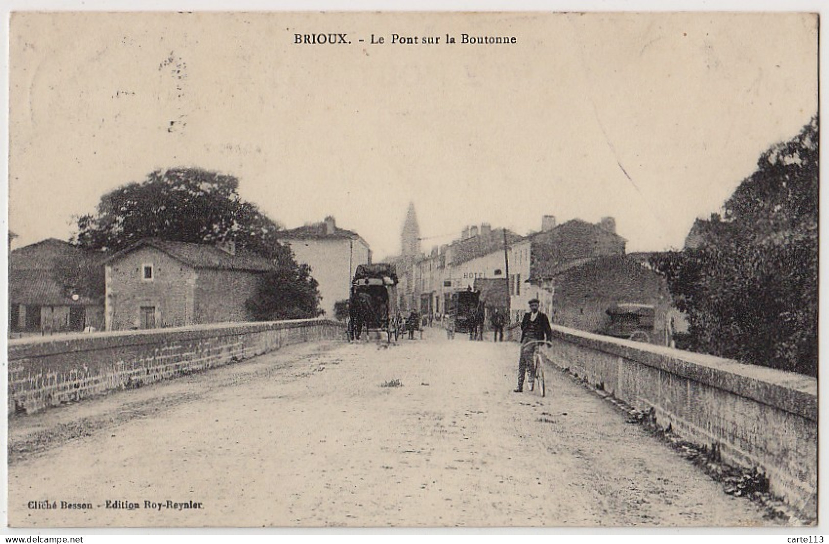 79 - B17984CPA - BRIOUX - Le Pont Sur La Boutonne - Très Bon état - DEUX-SEVRES - Brioux Sur Boutonne