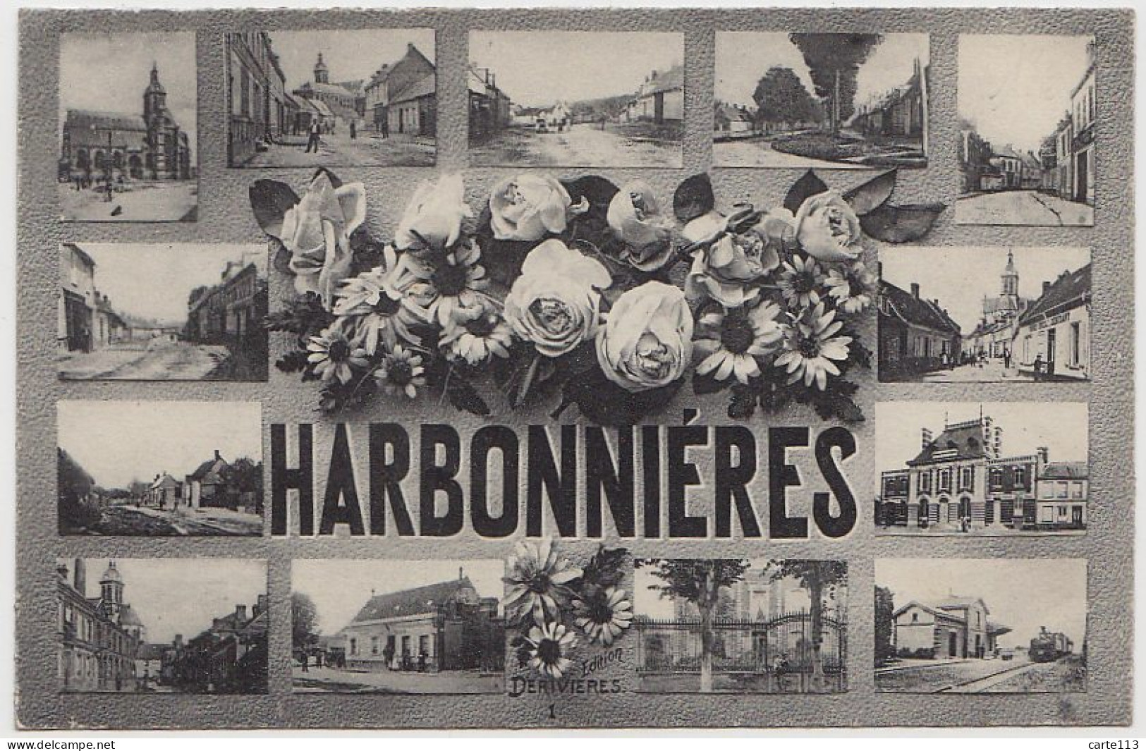 80 - B17899CPA - HARBONNIERES - Vues Multiples - Très Bon état - SOMME - Hornoy Le Bourg