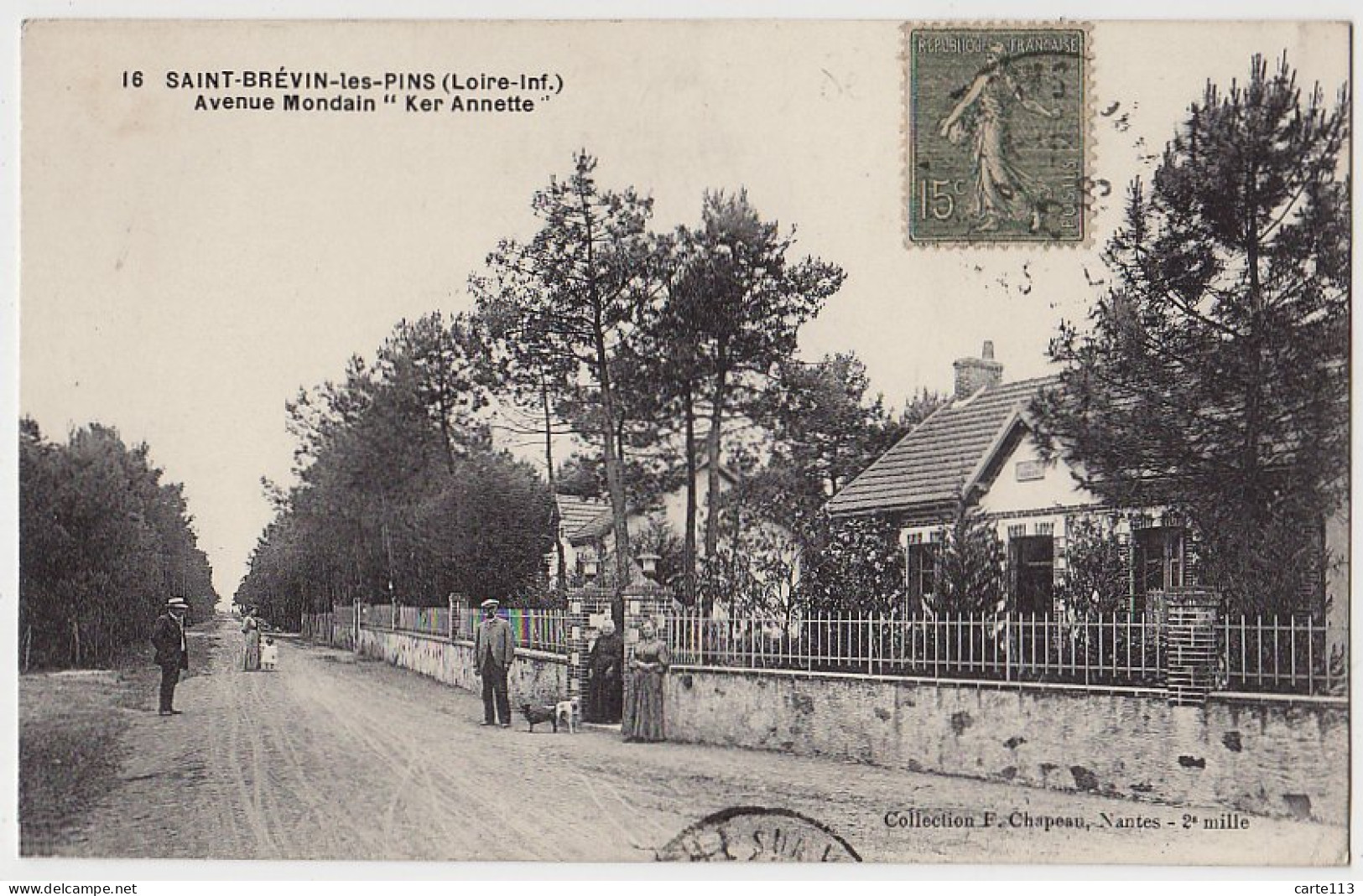 44 - B17658CPA - SAINT BREVIN LES PINS - Villa Ker Annette - Avenue Mondain - Très Bon état - LOIRE-ATLANTIQUE - Saint-Brevin-les-Pins