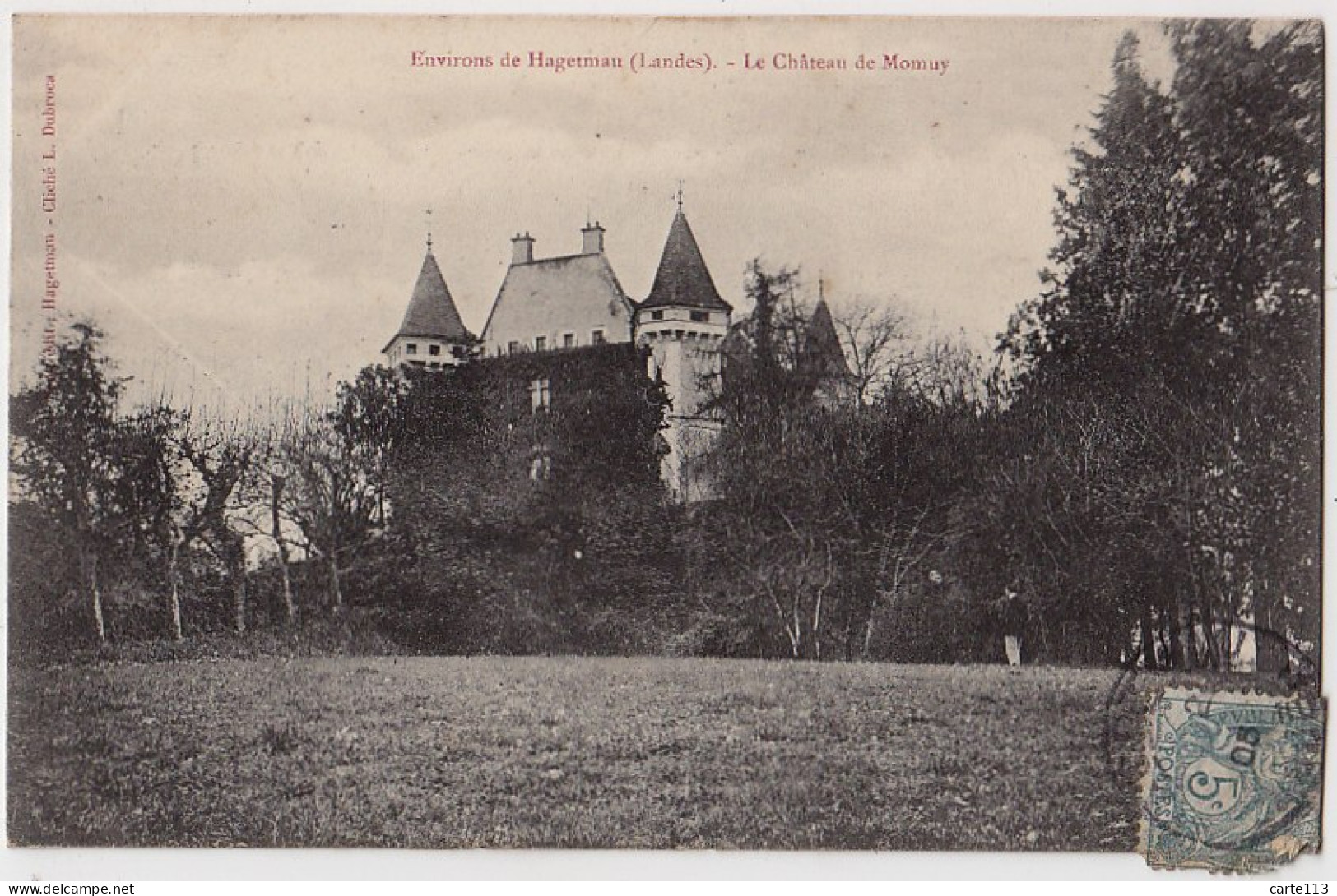 40 - B17156CPA - HAGETMAU - Le Chateau De MOMUY - Très Bon état - LANDES - Hagetmau