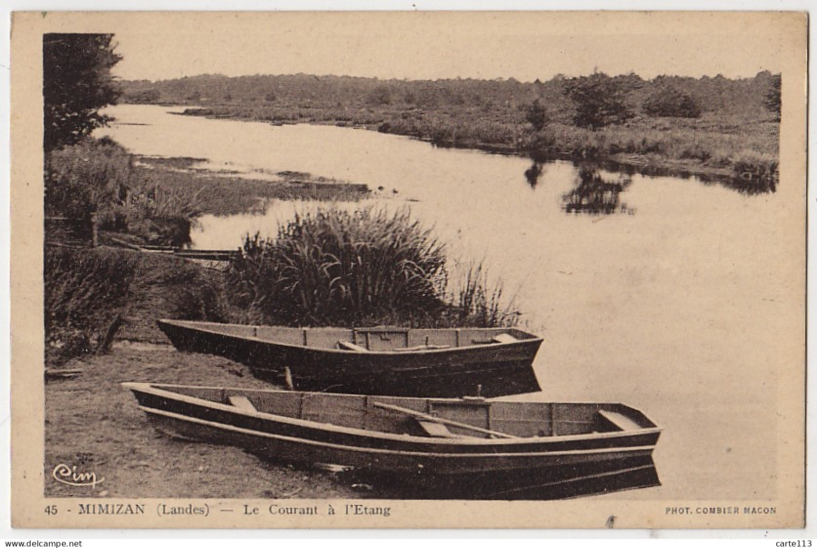 40 - B17022CPA - MIMIZAN - Le Courant - Etang - Très Bon état - LANDES - Mimizan