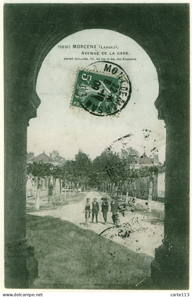 40 - B16903CPA - MORCENX - Avenue De La Gare - Bon état - LANDES - Morcenx