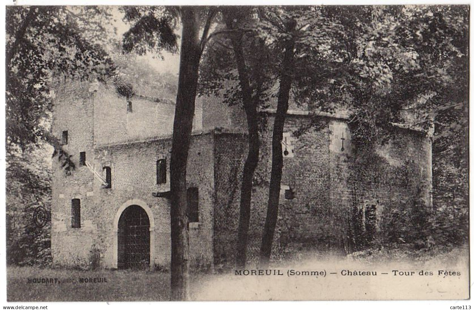 80 - B16852CPA - MOREUIL - Chateau - Tour Des Fetes - Très Bon état - SOMME - Moreuil