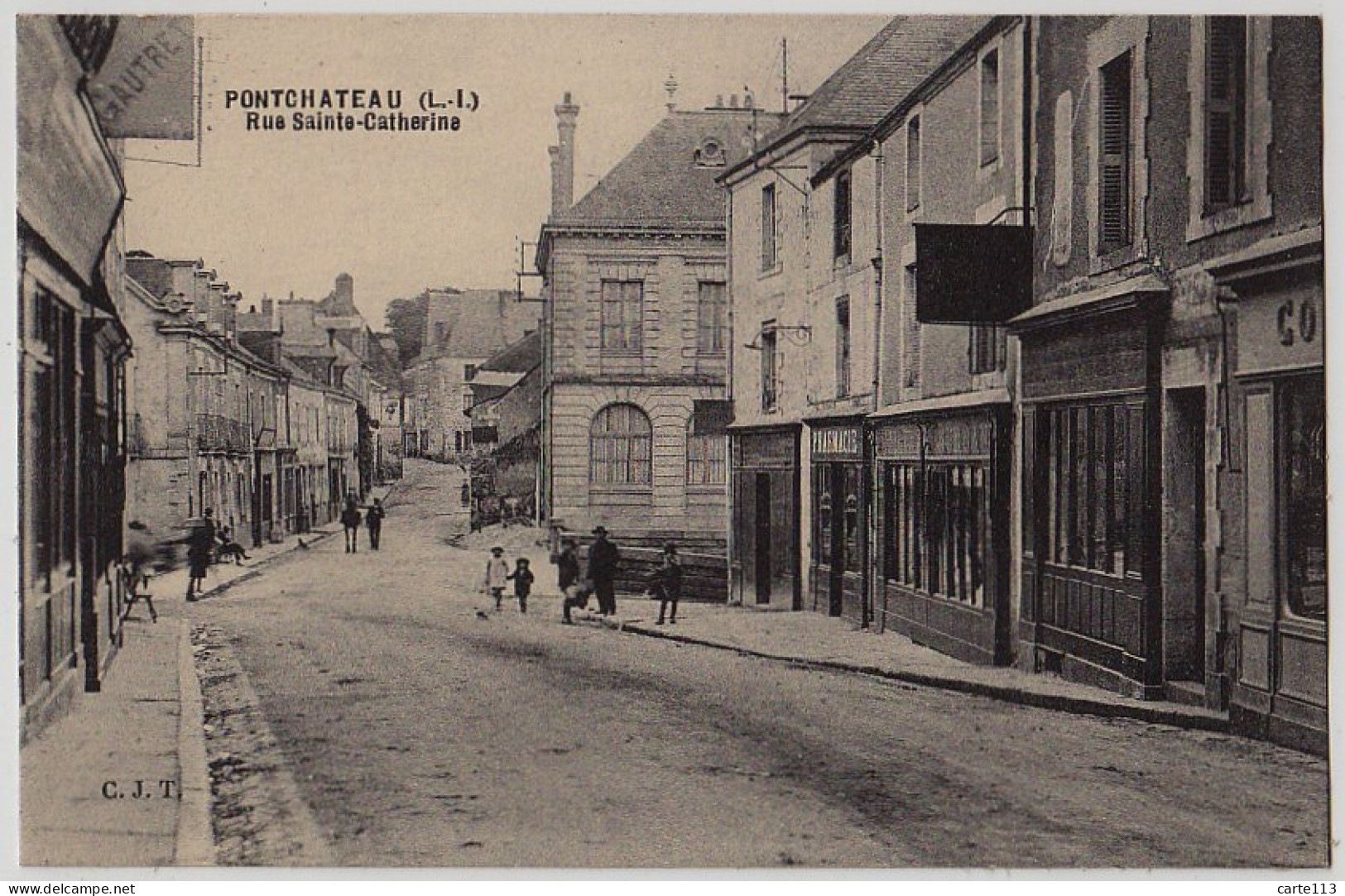 44 - B17218CPA - PONTCHATEAU - Rue Sainte Catherine - Très Bon état - LOIRE-ATLANTIQUE - Pontchâteau