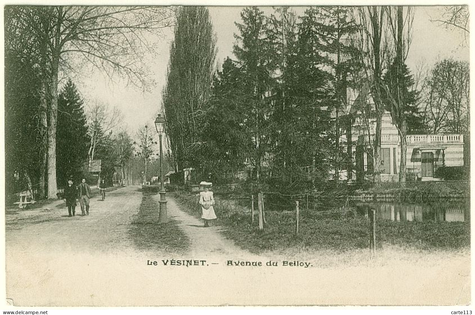 78 - B13770CPA - LE VESINET - Avenue De Belloy - Coursiere - Parfait état - YVELINES - Le Vésinet