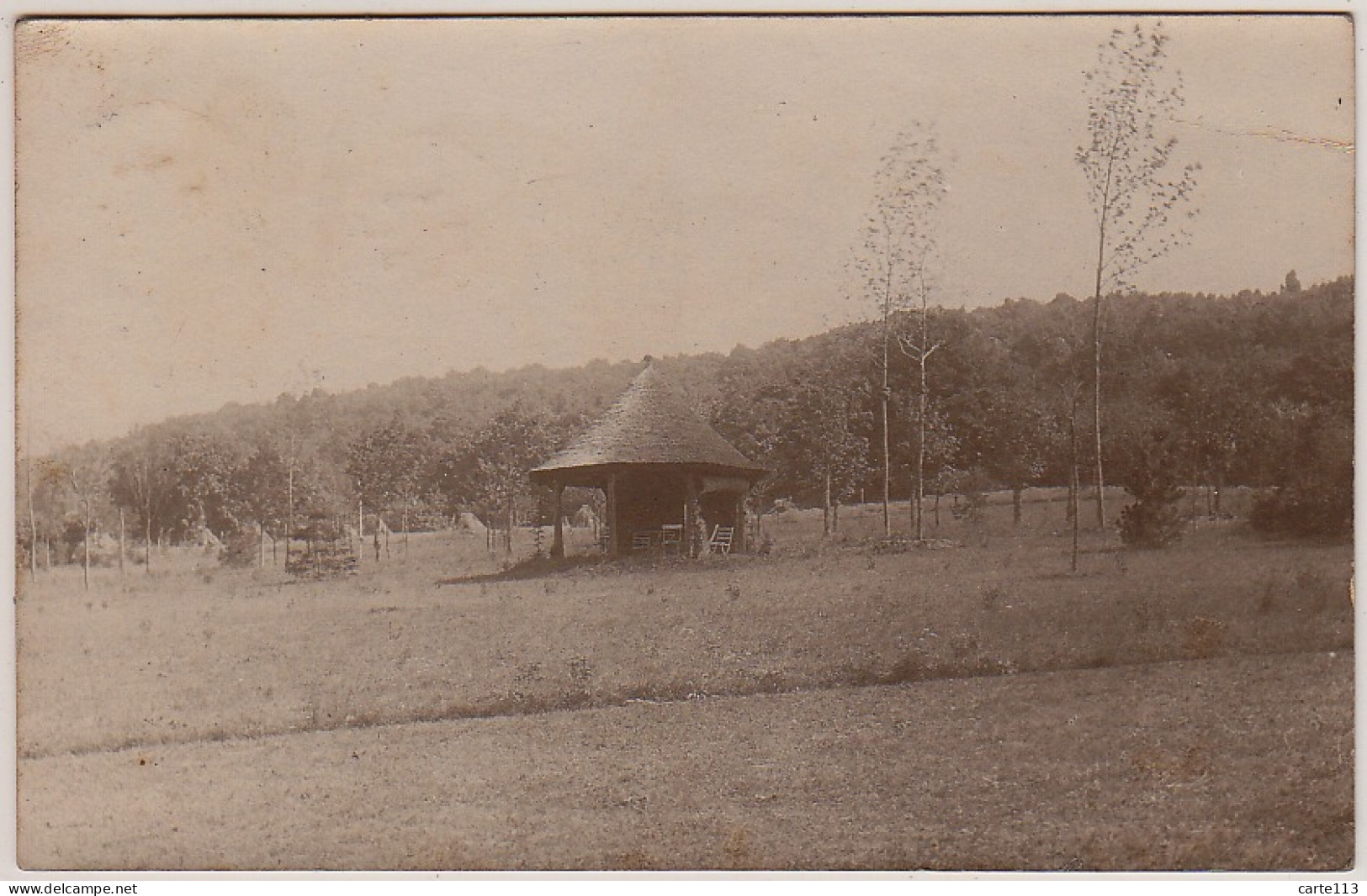 91 - B13659CPA - GIF - Pavillon Du Val Vert - Parc - CARTE PHOTO - Propriété Maurice BAUSSON - Parfait état - ESSONNE - Gif Sur Yvette