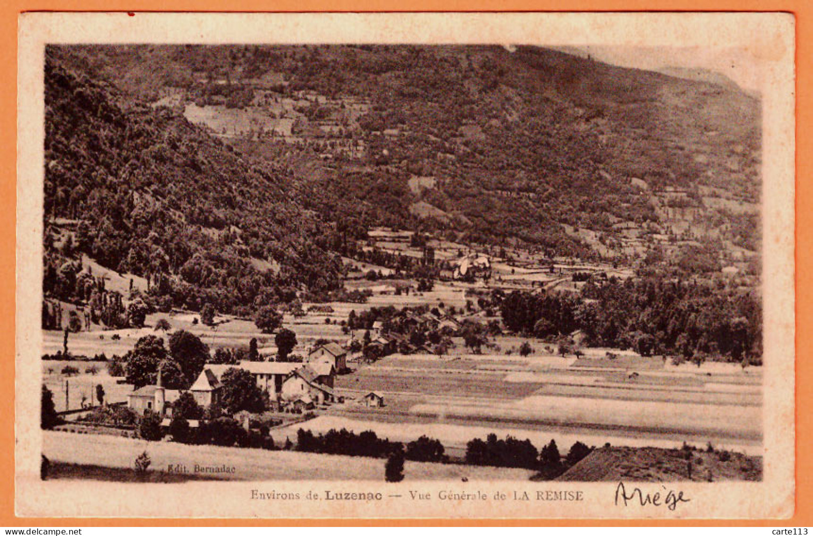 9 - B33833CPA - LA REMISE  - LUZENAC - Vue Generale . - Très Bon état - ARIEGE - Autres & Non Classés