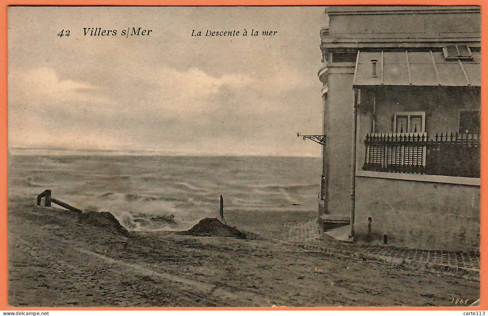 14 - B33821CPA - VILLERS SUR MER - La Descente à La Mer - Bon état - CALVADOS - Villers Sur Mer