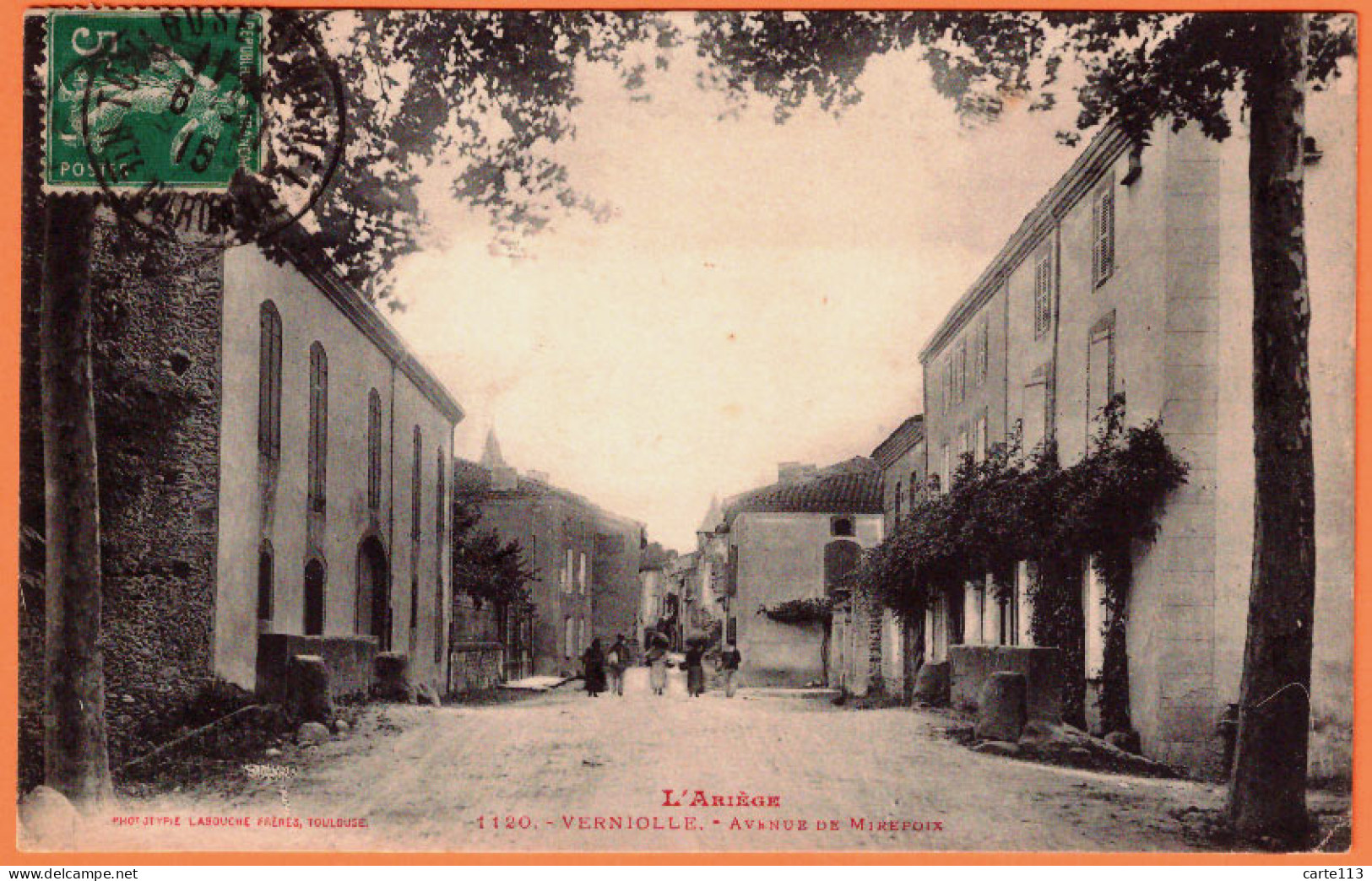 9 - B33809CPA - VERNIOLLE - Avenue De Mirepoix - Bon état - ARIEGE - Autres & Non Classés