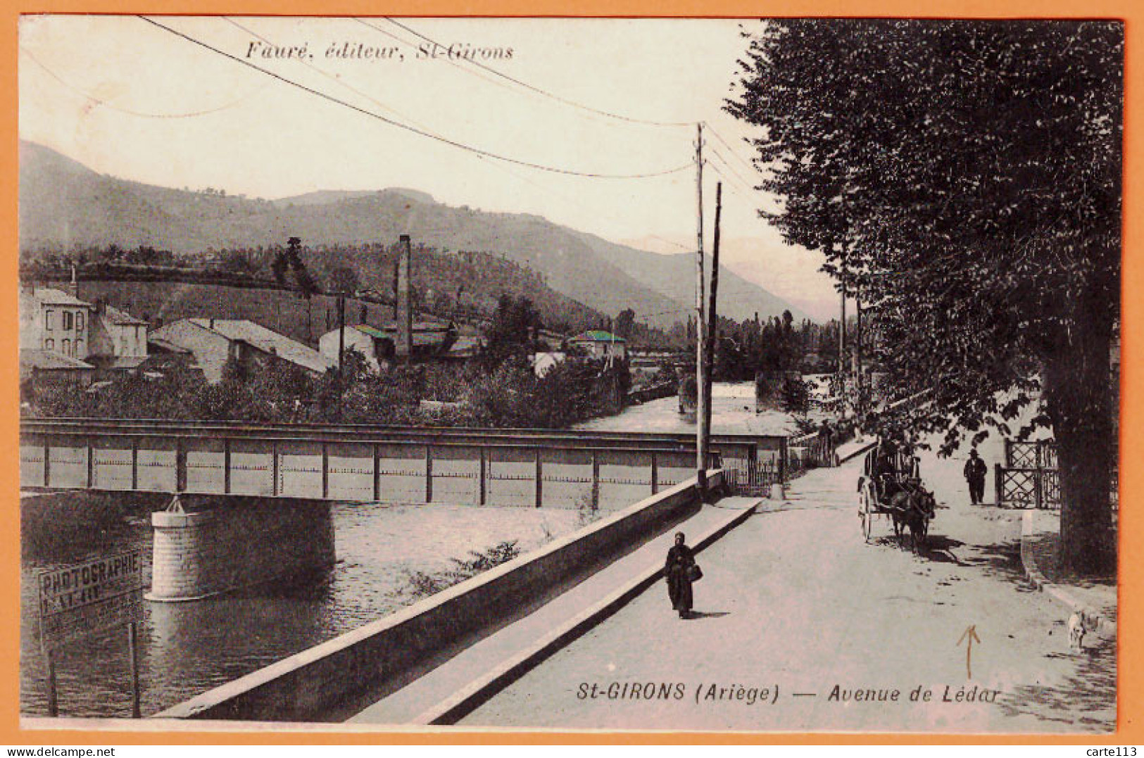 9 - B33808CPA - SAINT ST GIRONS - Avenue De Lédar - Très Bon état - ARIEGE - Saint Girons