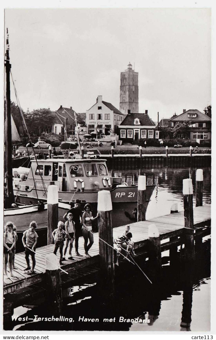 0 - B22647CPSM - WEST  TERSCHELLING - PAYS BAS - Haven Met Brandarls - Très Bon état - EUROPE - Terschelling