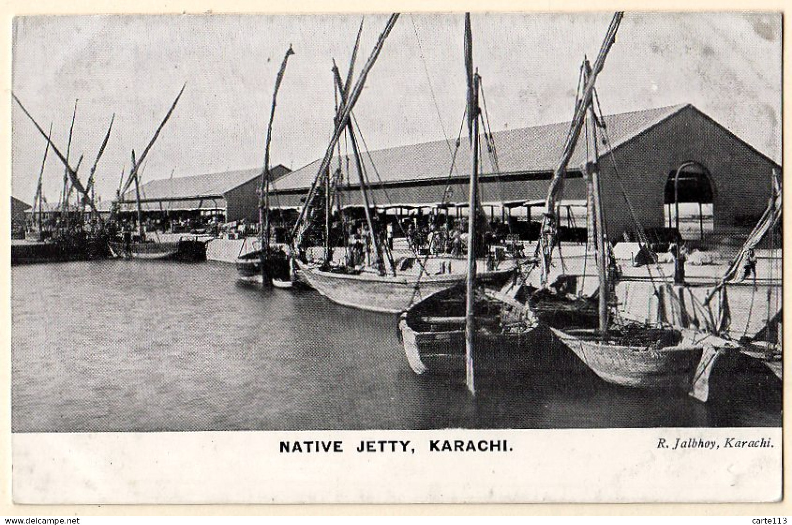 0 - B19956CPA - KARACHI - PAKISTAN - Native Jetty - Très Bon état - ASIE - Pakistan