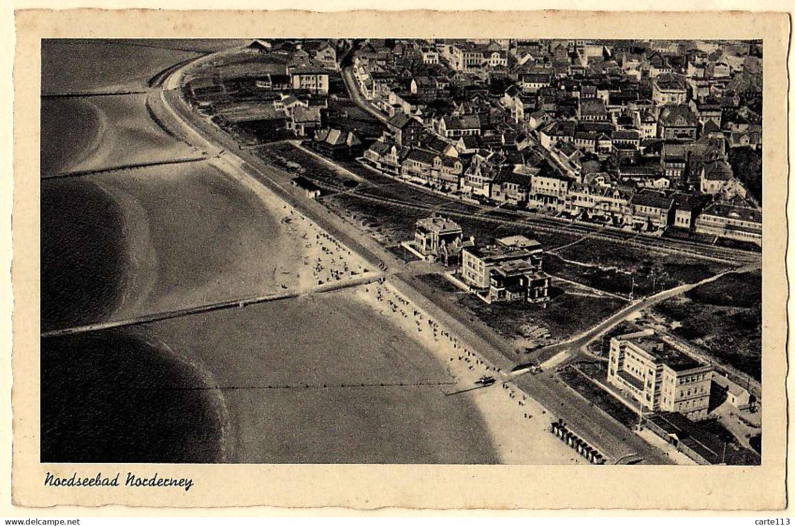 0 - B19703CPA - ALLEMAGNE -Nordseebad Norderney - Vue Aerienne - Luftfoto - Parfait état - EUROPE - Norderney