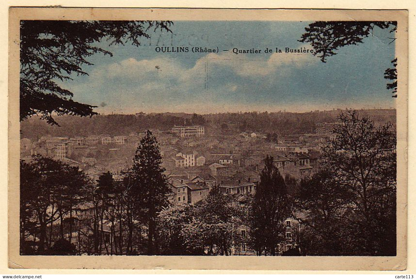 69 - B19514CPA - OULLINS - Quartier De La Bussiere - Très Bon état - RHONE - Oullins