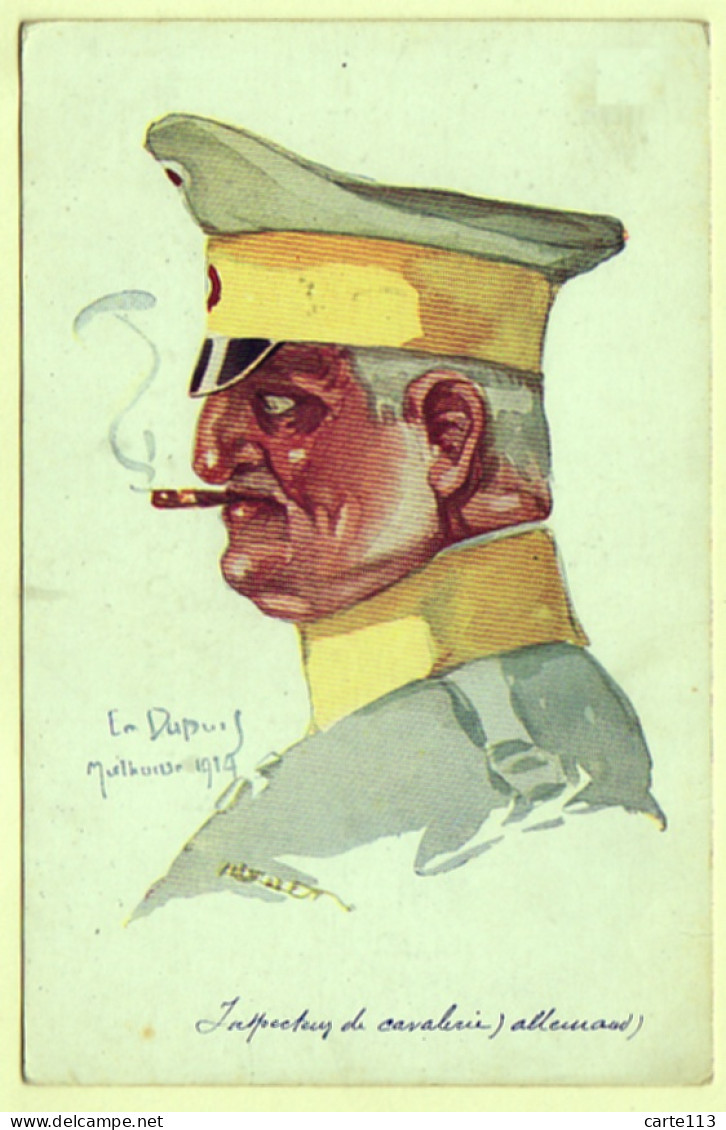 0 - F19475CPA - ILLUSTRATEURS - DUPUIS - Inspecteur De Cavalerie - Allemand - Très Bon état - THEMES - Dupuis, Emile