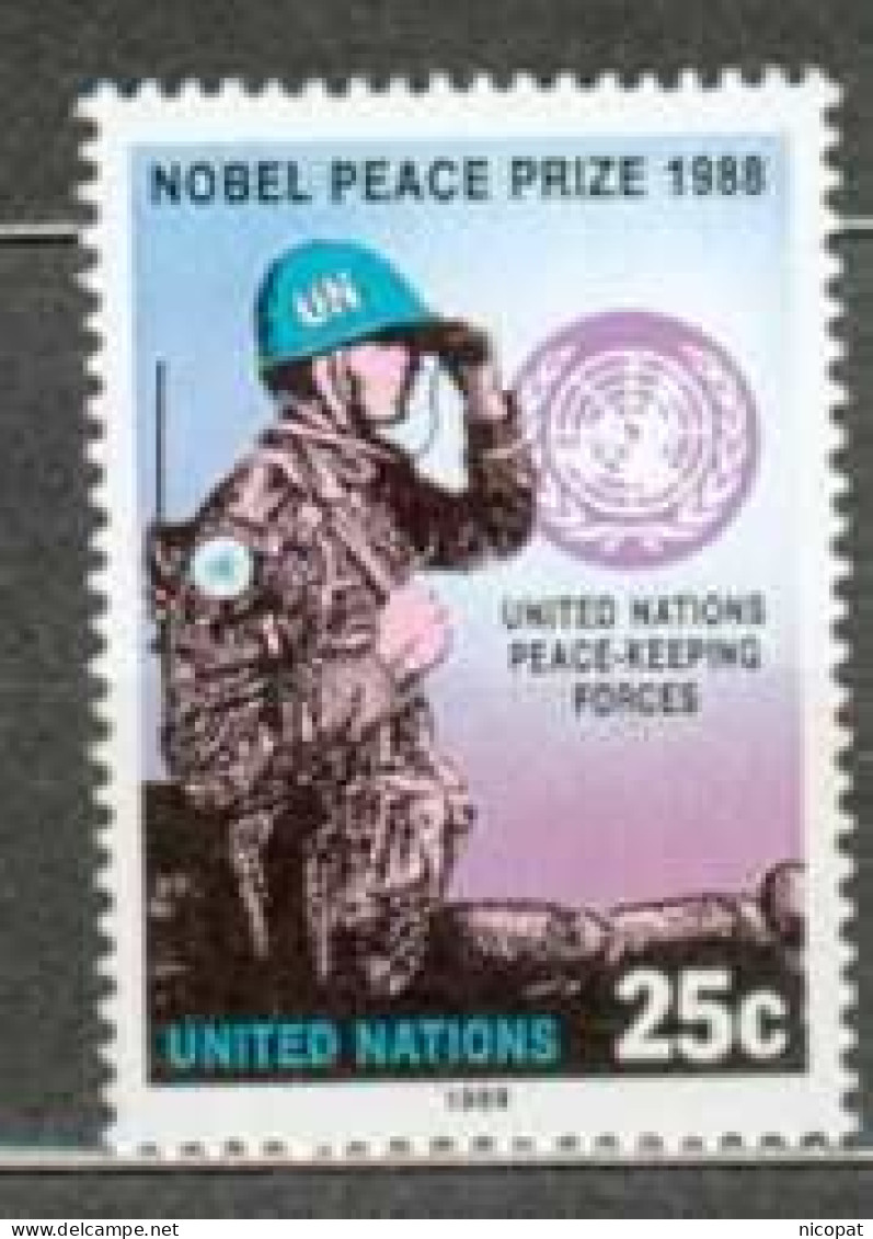 ONU NEW YORK MNH ** 541 Prix Nobel De La Paix Aux Forces De Maintien De La Paix Des Nations Unies - Nuovi