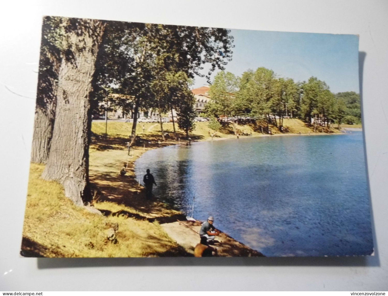 Cartolina Viaggiata "NEMOLI  - LAGO SIRINO ( PZ ) Gara Di Pesca Alla Trota" 1976 - Potenza