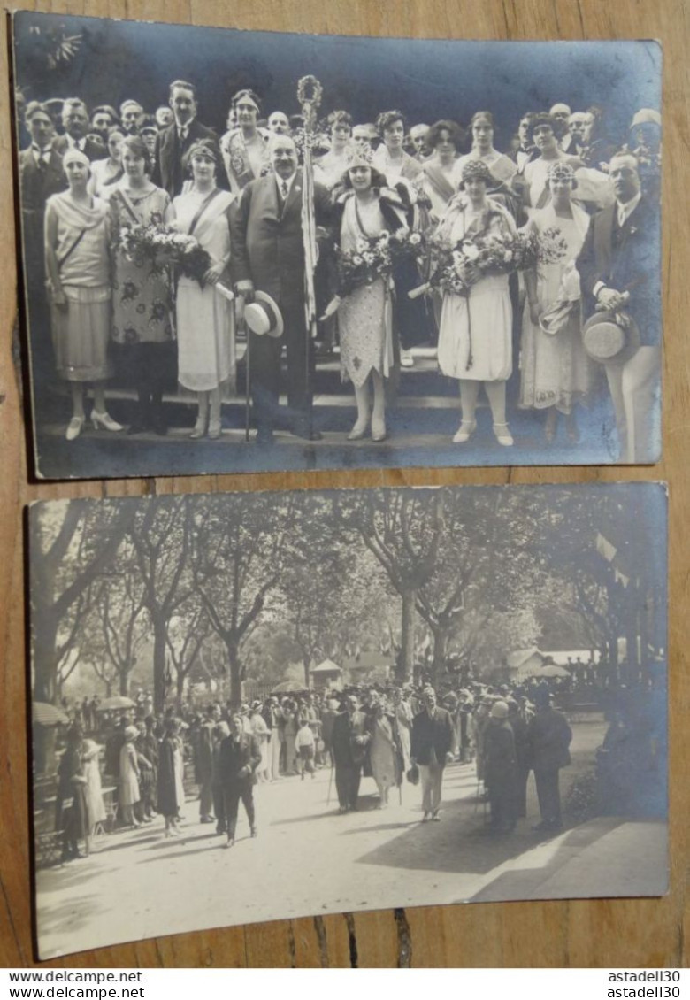 A Confirmer, Cartes Photos De VALS LES BAINS : Fete Des Reine Du 23 Aout 1925 ................ 14965 - Vals Les Bains