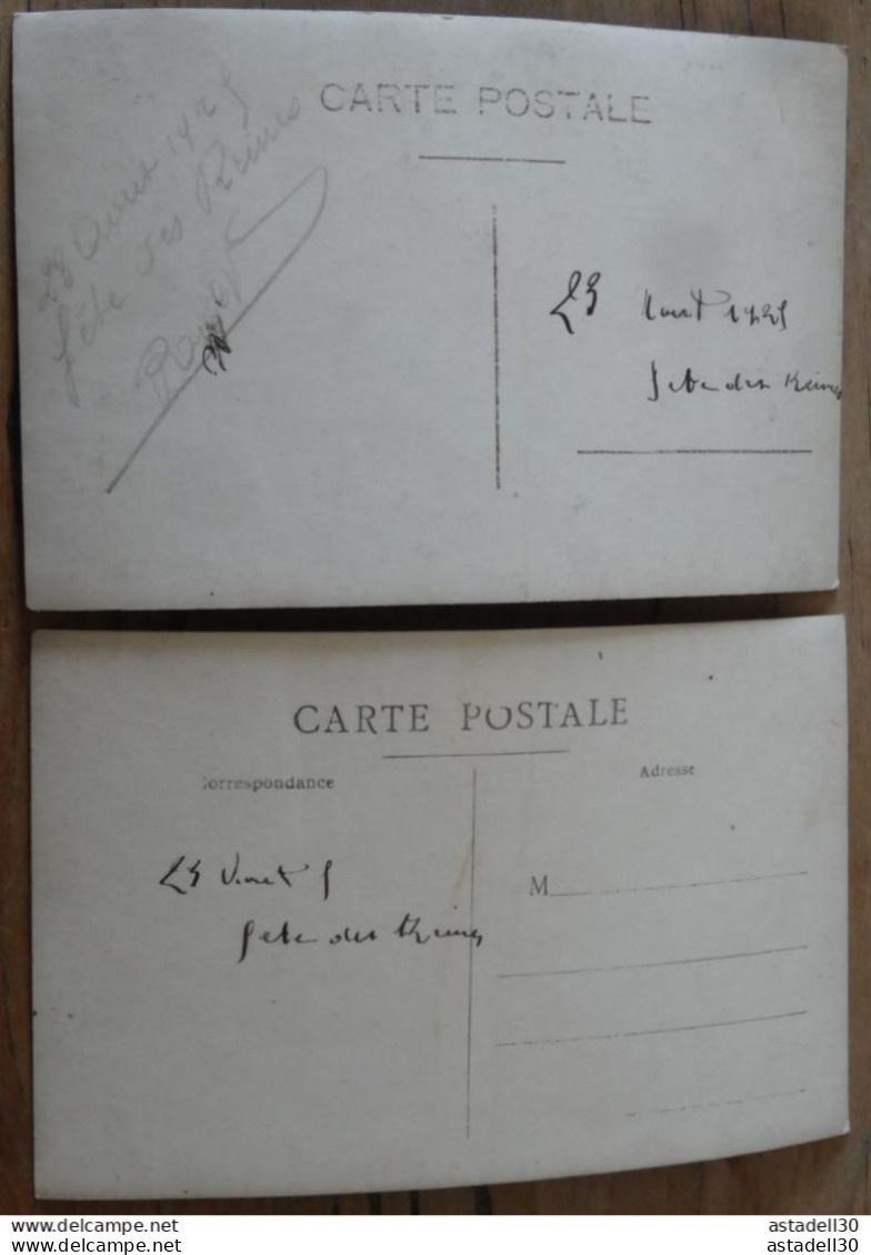 A Confirmer, Cartes Photos De VALS LES BAINS : Fete Des Reine Du 23 Aout 1925 ................ 14965 - Vals Les Bains