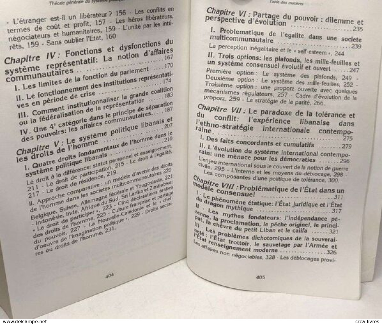 Théorie Générale Du Système Politique Libanais: Essai Comparé Sur Les Fondements Et Les Perspectives D'évolution D'un Sy - Politica