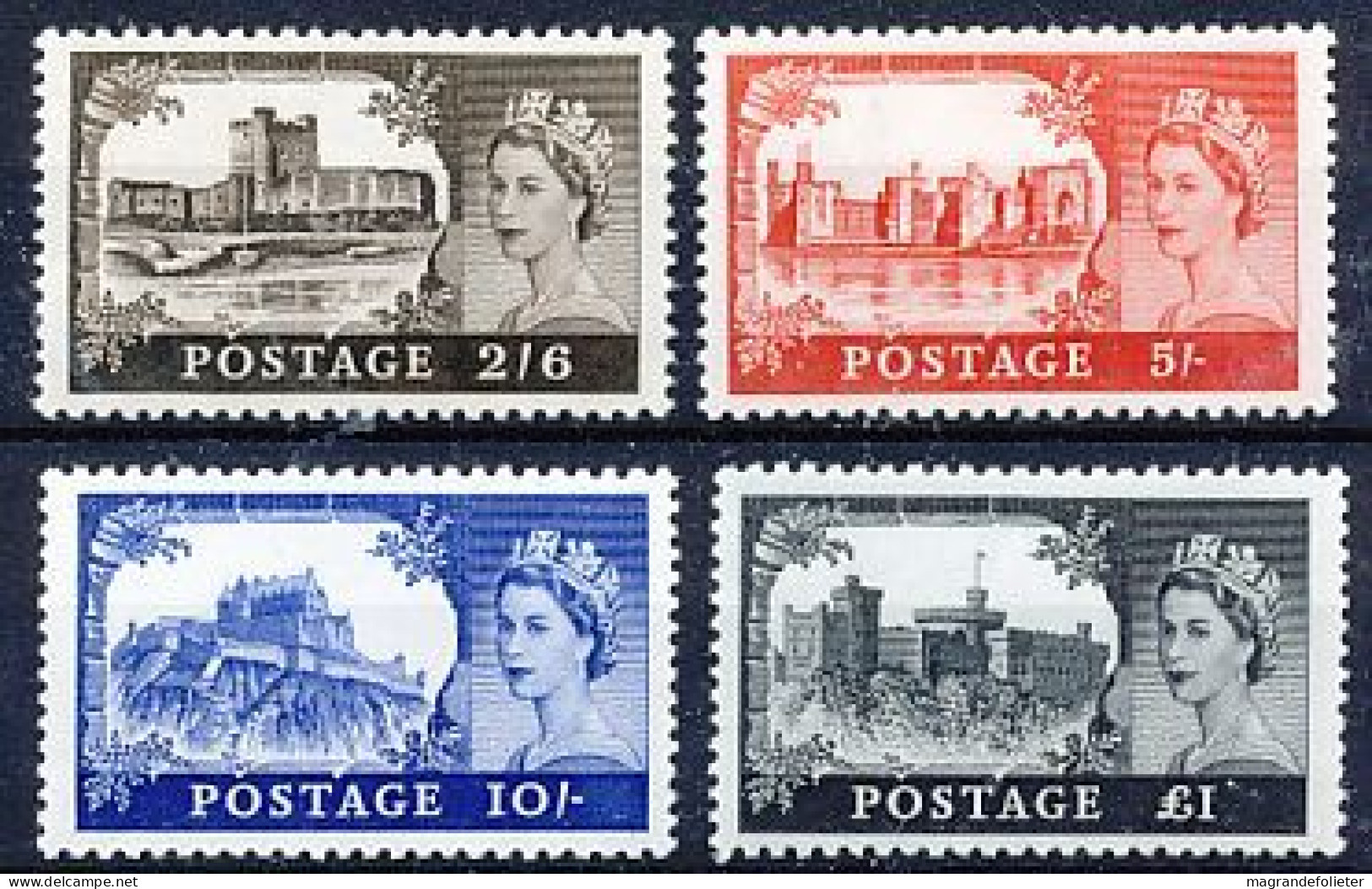 TIMBRE  ZEGEL STAMP ANGLETERRE GRANDE BRETAGNE 283-286  XX - Otros & Sin Clasificación