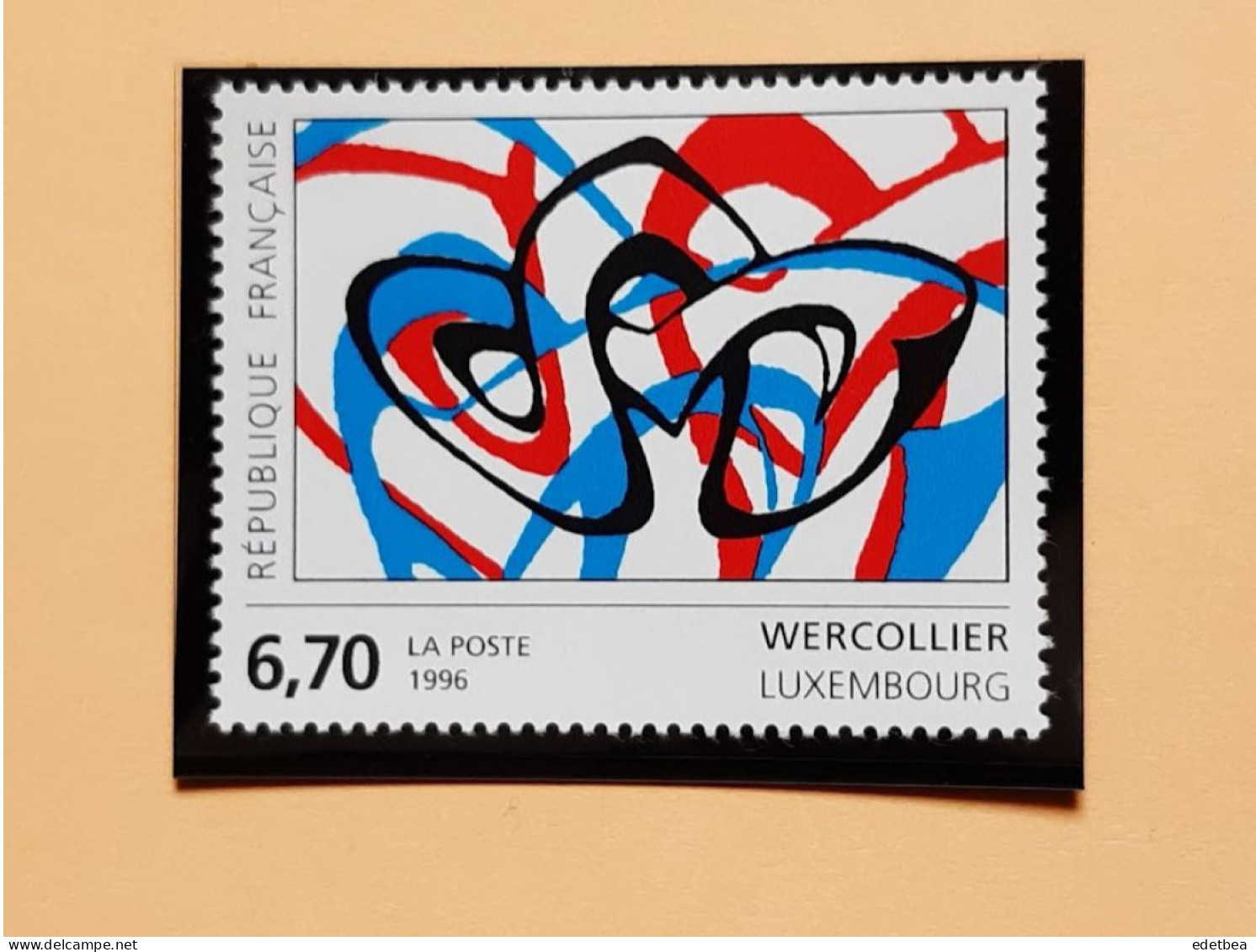 Timbre – France – 1996- N° 2986-  Oeuvre De Lucien WERCOLLIER : Oeuvre Originale -Etat : Neuf - Unused Stamps
