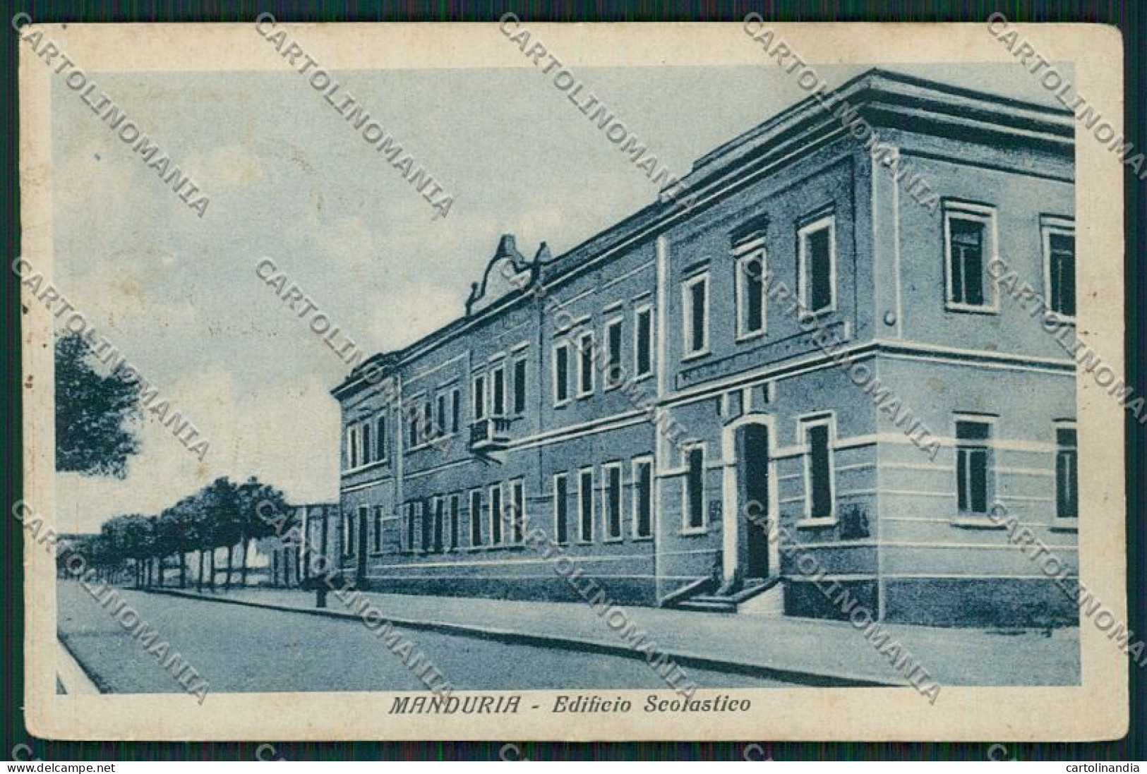 Taranto Manduria Scuola Cartolina QQ5117 - Taranto