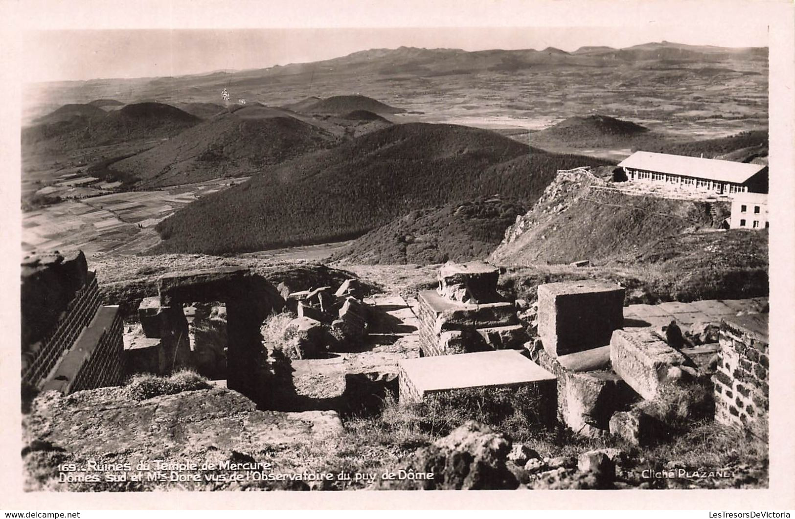 FRANCE - Le Mont Dore - Ruines Du Temple De Mercure - Dômes Sud Vus De L'observatoire - Carte Postale Ancienne - Le Mont Dore