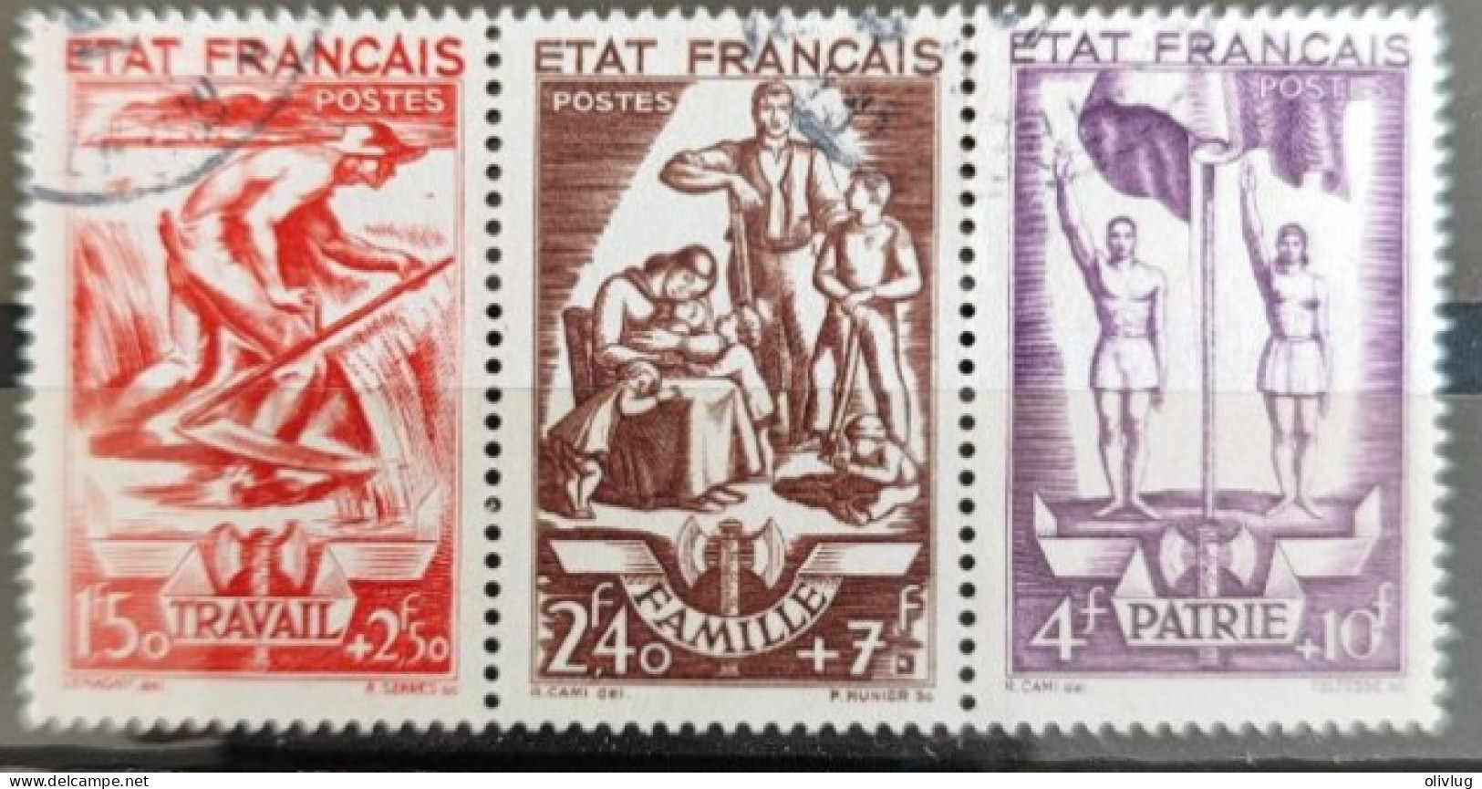 N 577/579 On Côte 60€ - Used Stamps