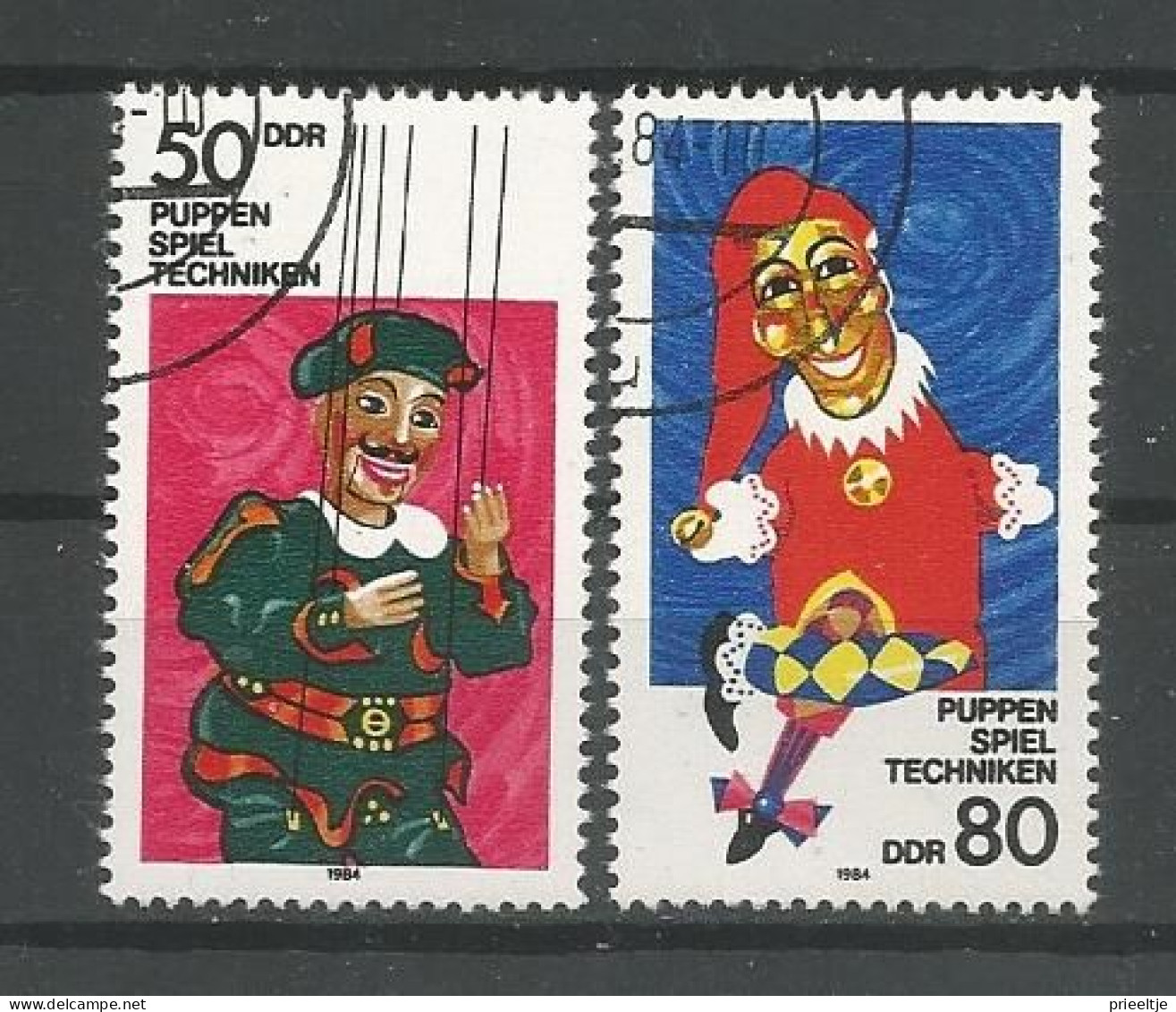 DDR 1984 Puppet Theatre Y.T. 2508/2509 (0) - Used Stamps
