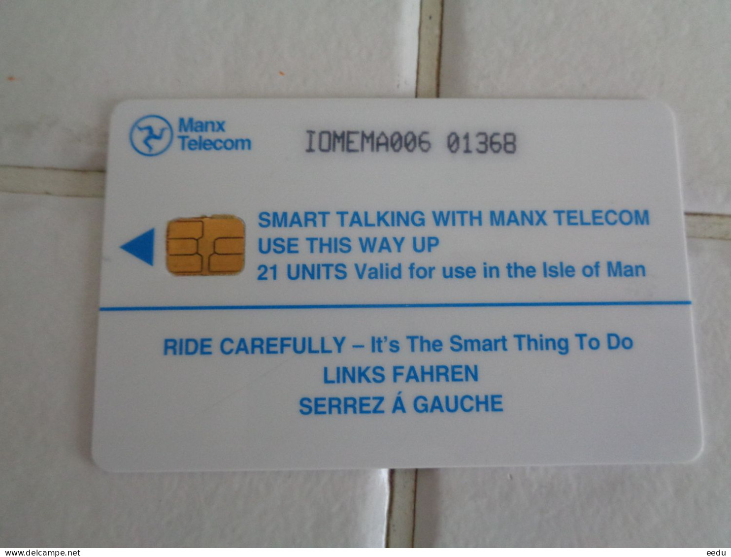 Isle Of Man Phonecard - Man (Isle Of)