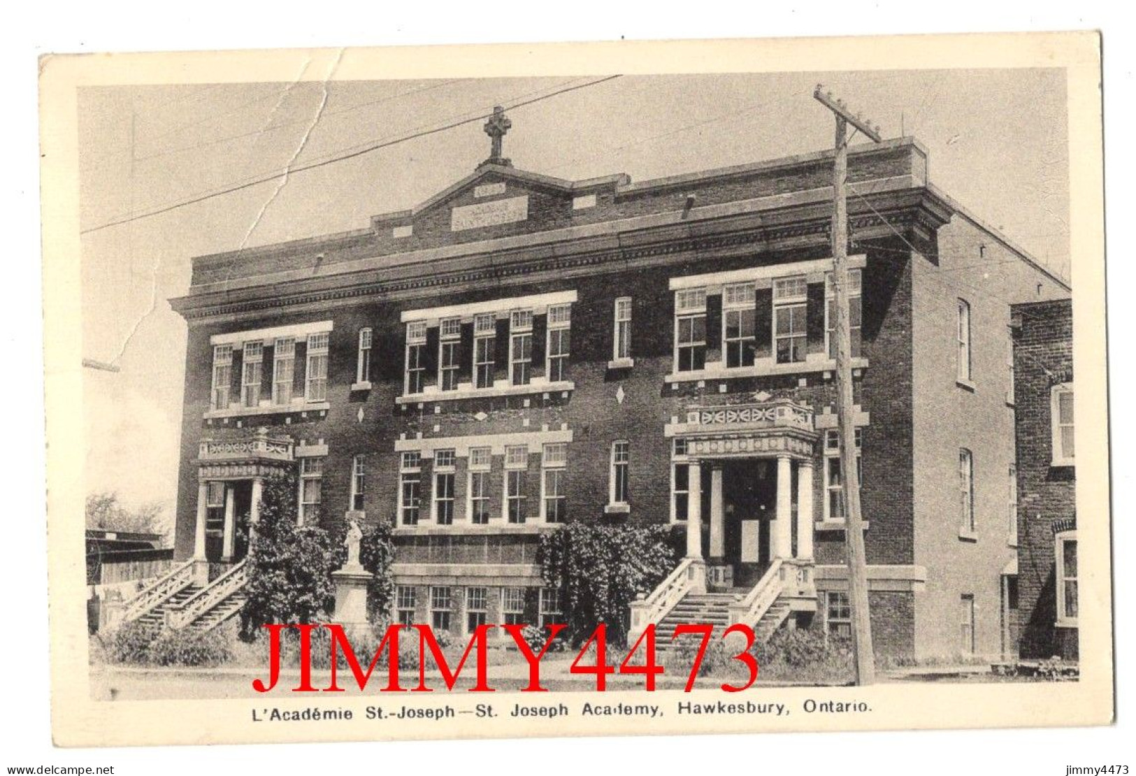 Hawkesbury - L'Académie St-Joseph En 1947 - Ontario Canada - Engraving Co Ottawa - Other & Unclassified