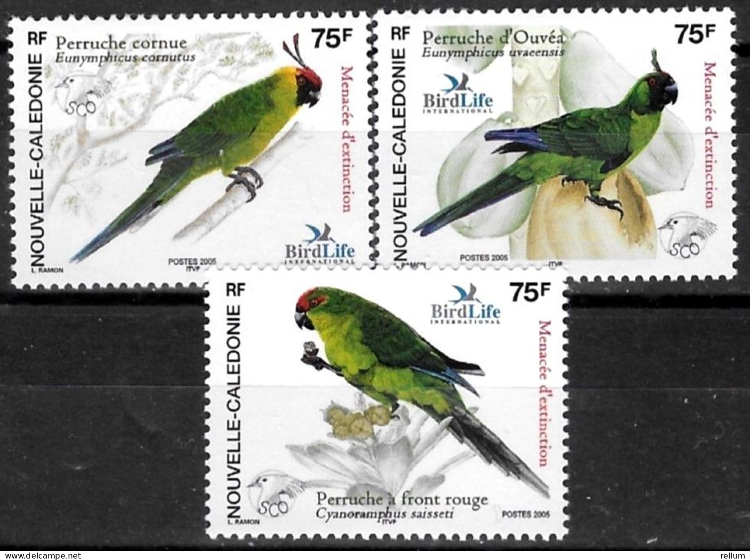 Nouvelle Calédonie 2005 - Yvert Et Tellier Nr. 948/950 - Michel Nr. 1368/1370 ** - Unused Stamps