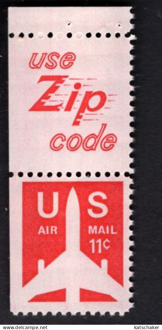 2010378197 1971 SCOTT C78 (XX) POSTFRIS MINT NEVER HINGED - SILHOUETTE OF JET AIRLINER - BOOKLET STAMP LEFT  IMP - 3b. 1961-... Ongebruikt