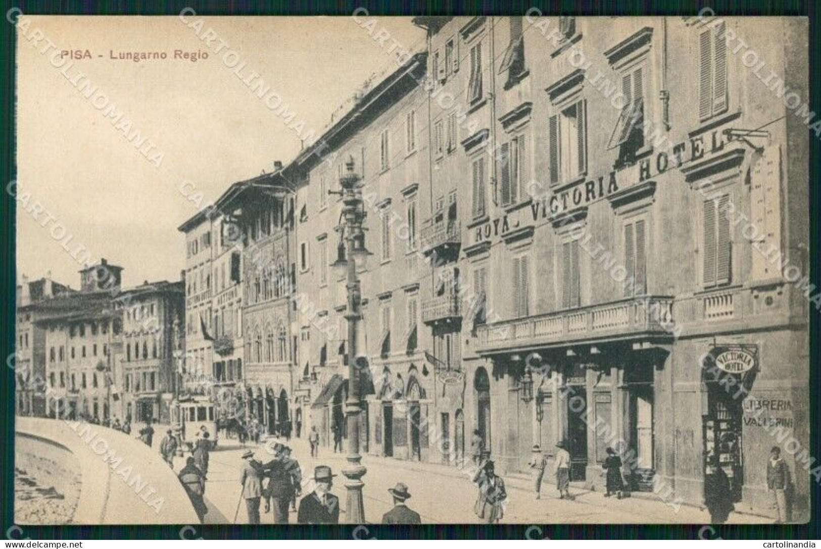 Pisa Città Lungarno Regio Tram Cartolina WX1160 - Pisa