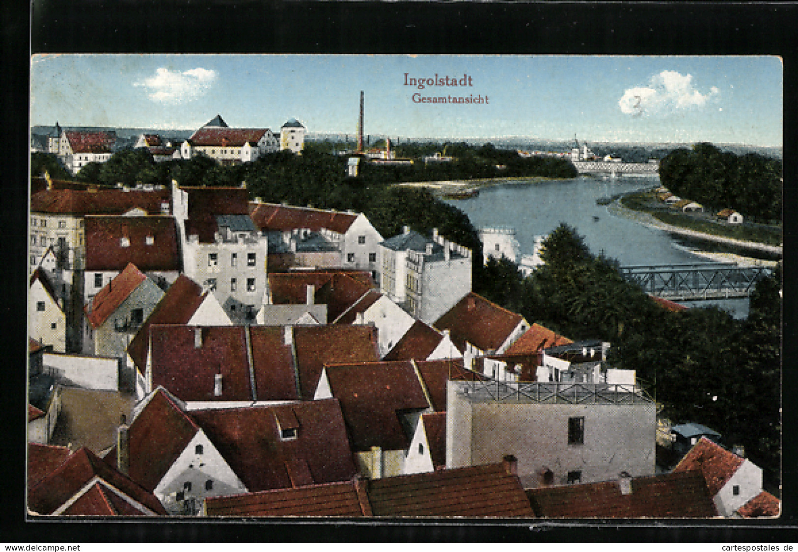 AK Ingolstadt, Blick über Die Dächer  - Ingolstadt