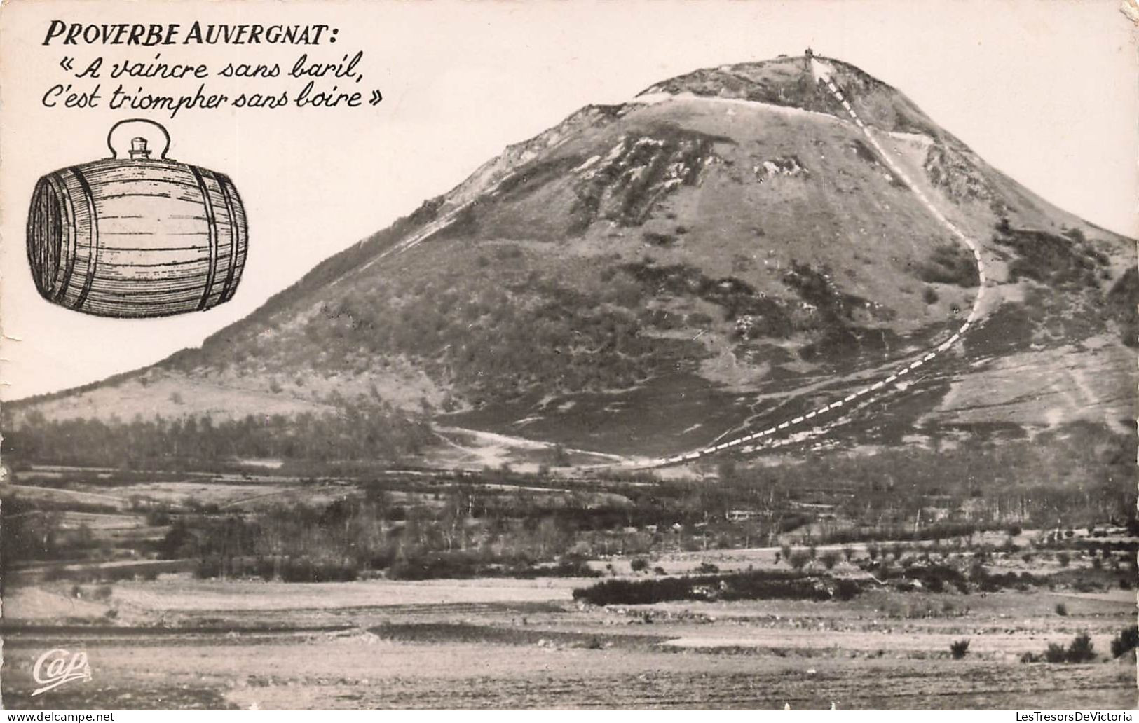 FRANCE - L'escalade à Pic Du Puy-de-Dôme - Carte Postale Ancienne - Autres & Non Classés