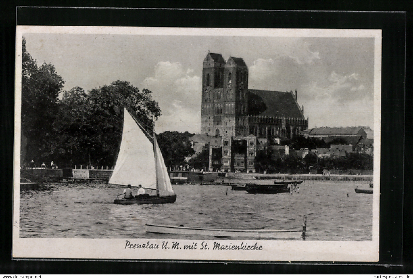 AK Prenzlau, Blick Zur St. Marienkirche  - Prenzlau