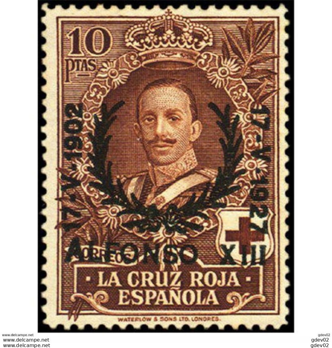 ES361SACF-L4316-TALFNUEVON.España. Spain   Espagne.JUBILEO DEL REY  ALFONSO Xlll.1927 (Ed 361*) MAGNIFICO - Unused Stamps