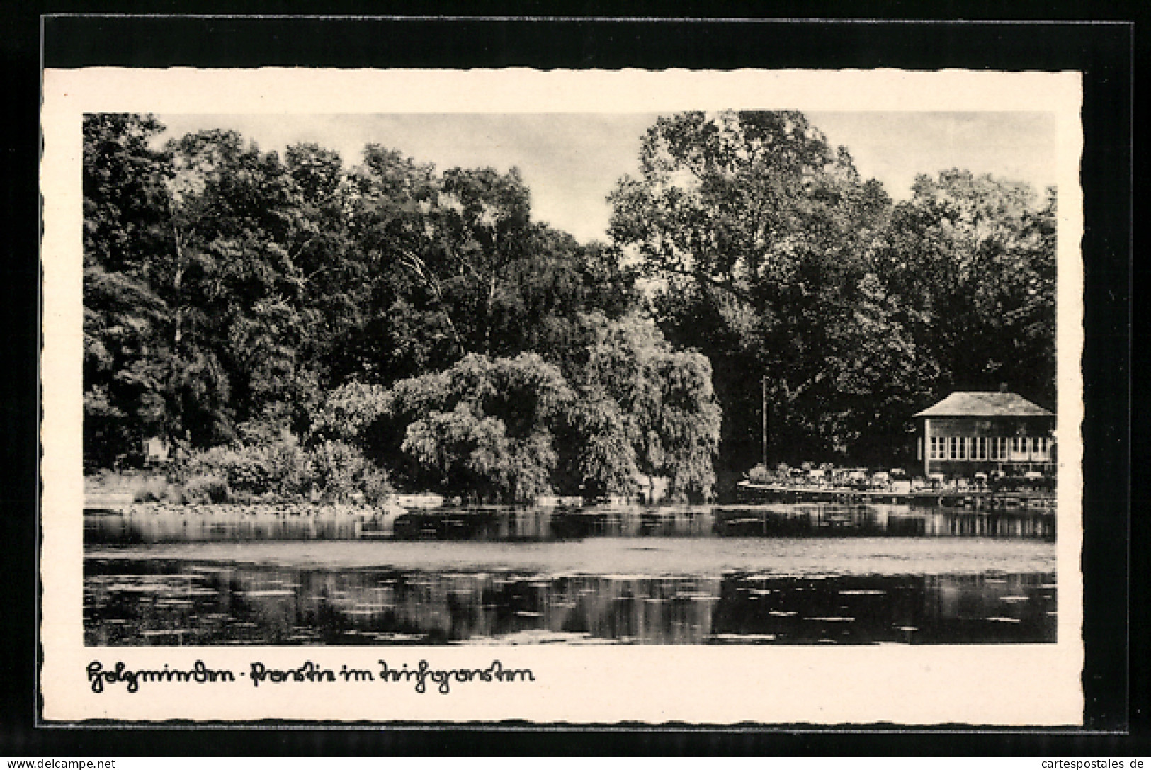 AK Holzminden, Café Im Teichgarten  - Holzminden