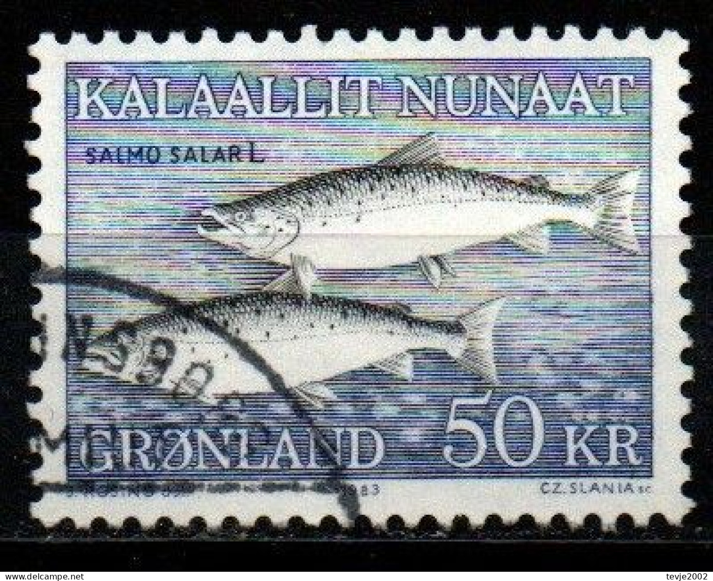 Grönland 1983 - Mi.Nr. 140 - Gestempelt Used - Tiere Animals Fische Fishes - Gebruikt