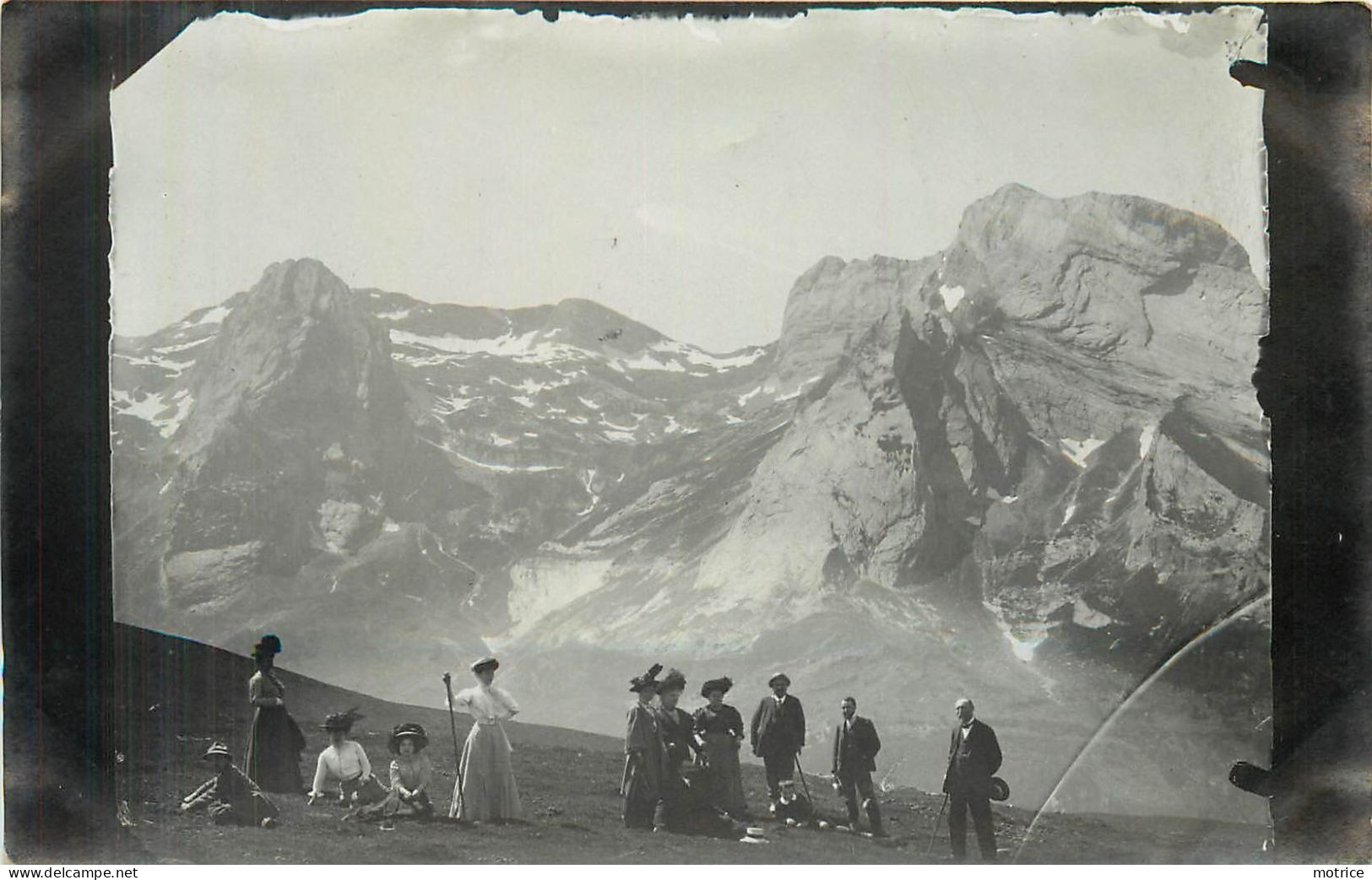 CARTE PHOTO - Montagne, Vue à Localiser., Aout 1909. - A Identifier