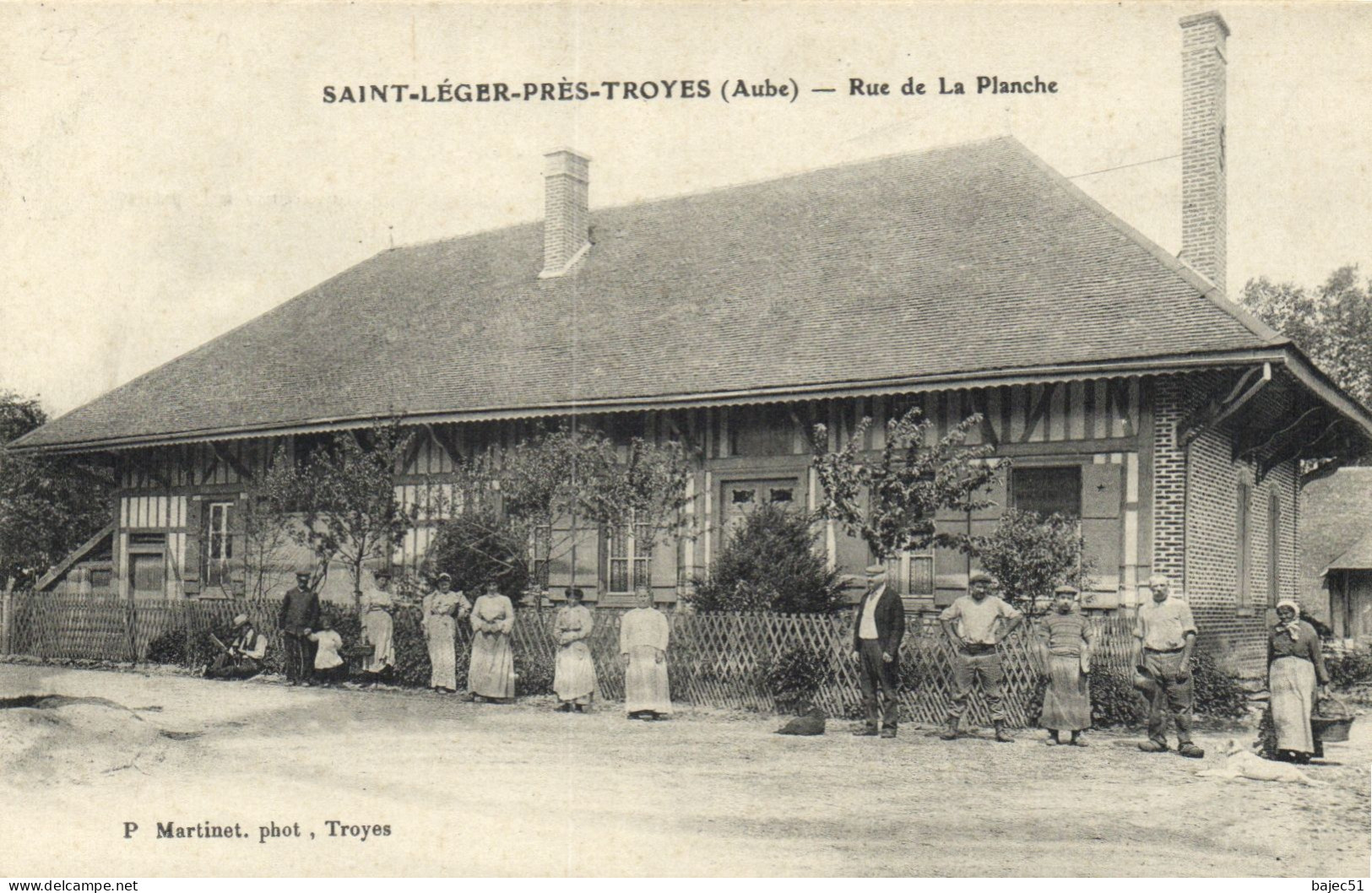 Saint Léger Près Troyes - Rue De La Planche - Autres & Non Classés